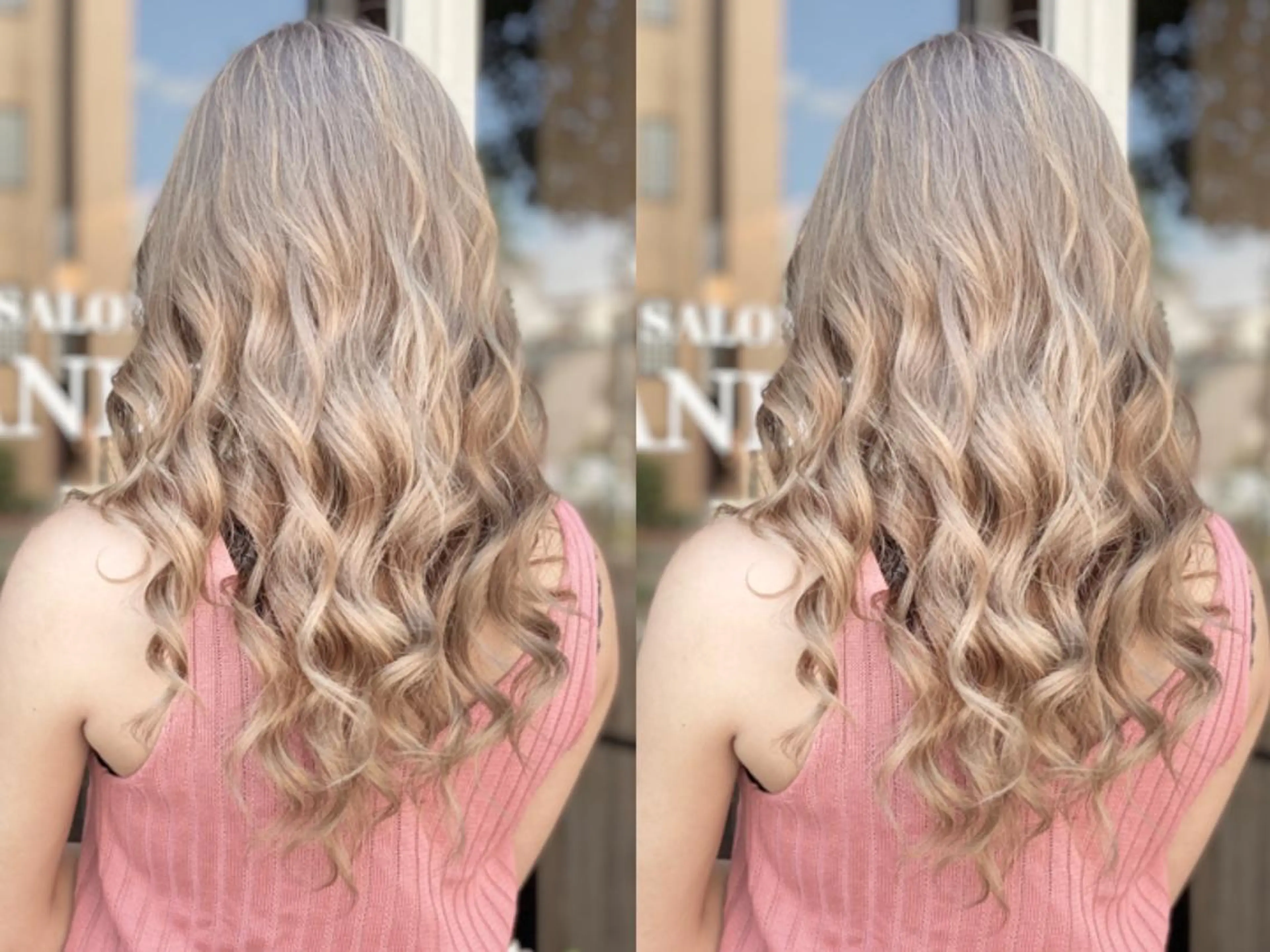 ロング GRANDE アオキのヘアスタイル