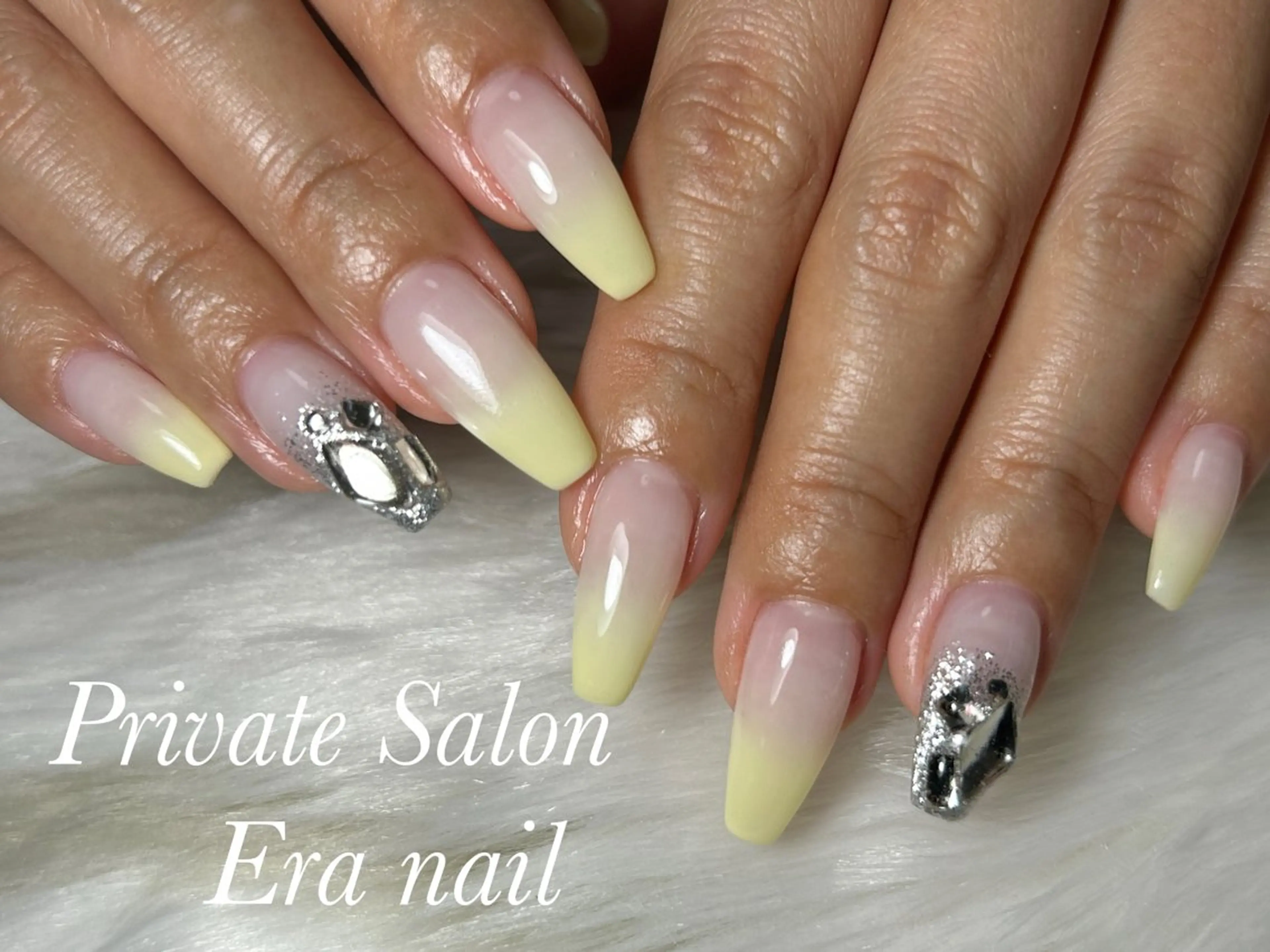 ネイル グラデーション ハンドネイル Era nailのネイルデザイン