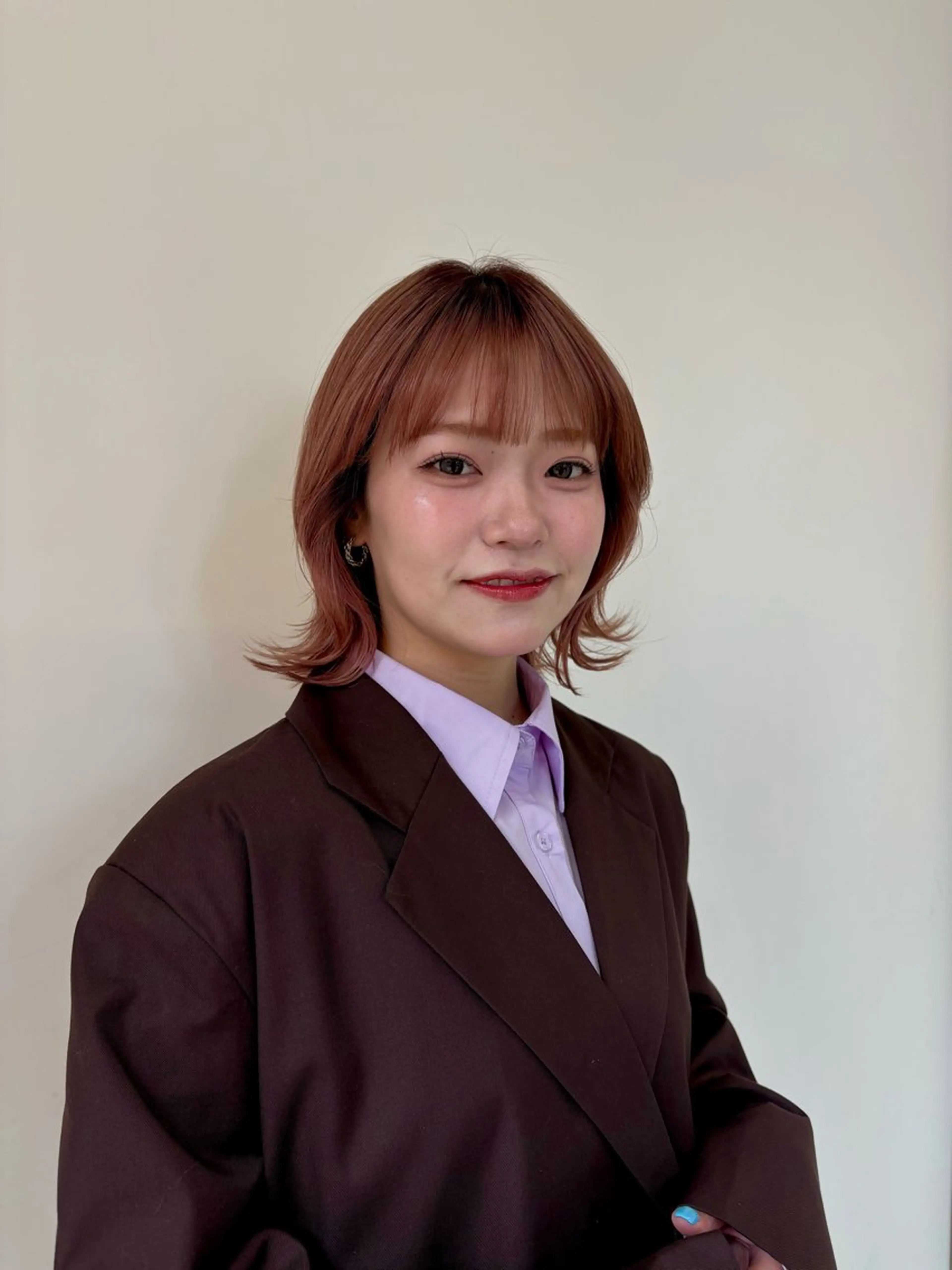 ミディアム ボブ 外ハネヘア Koya ショート/ボブのヘアスタイル