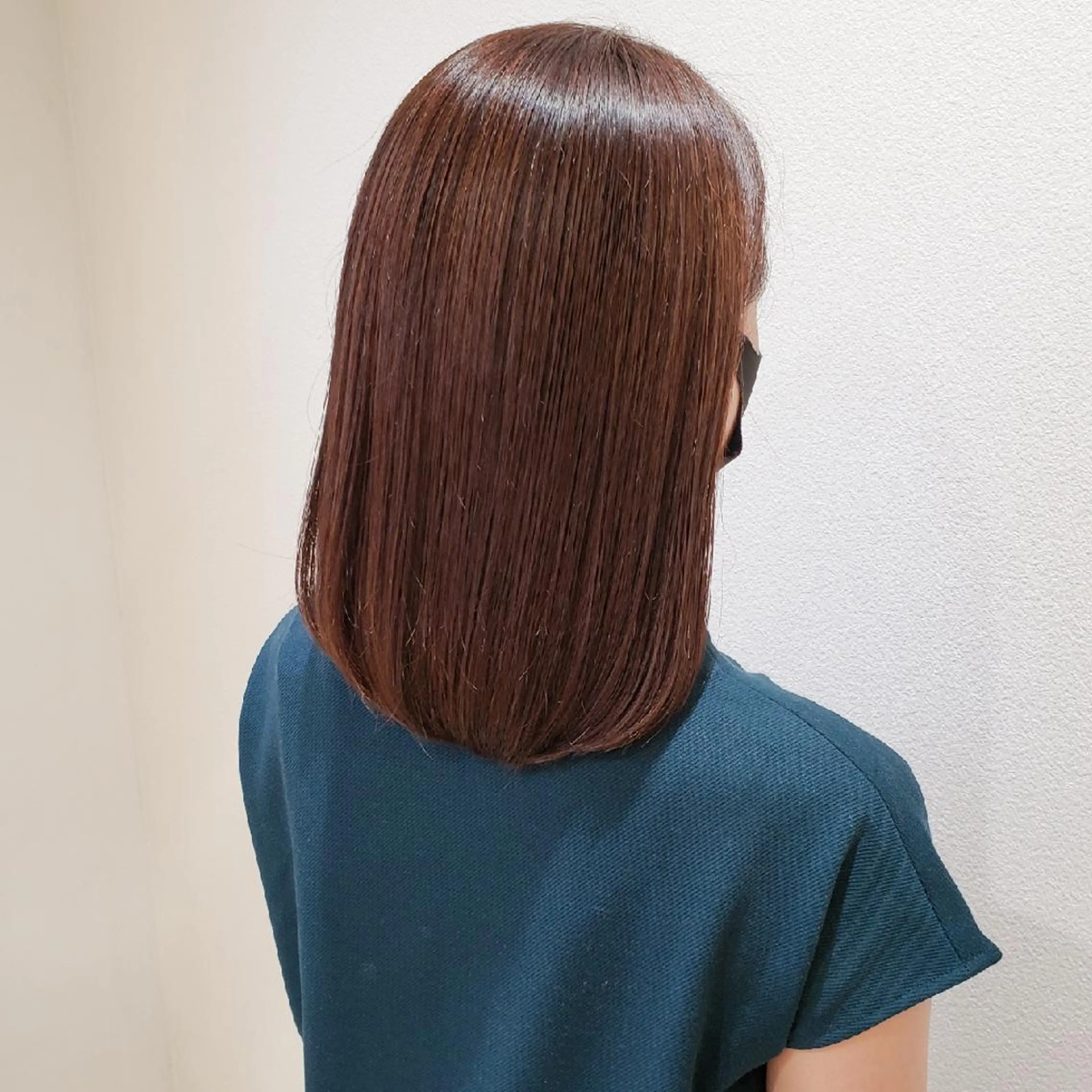 ミディアム パーマ カット 縮毛矯正 トリートメント 美髪⭐︎髪質改善 井上 康司のヘアスタイル