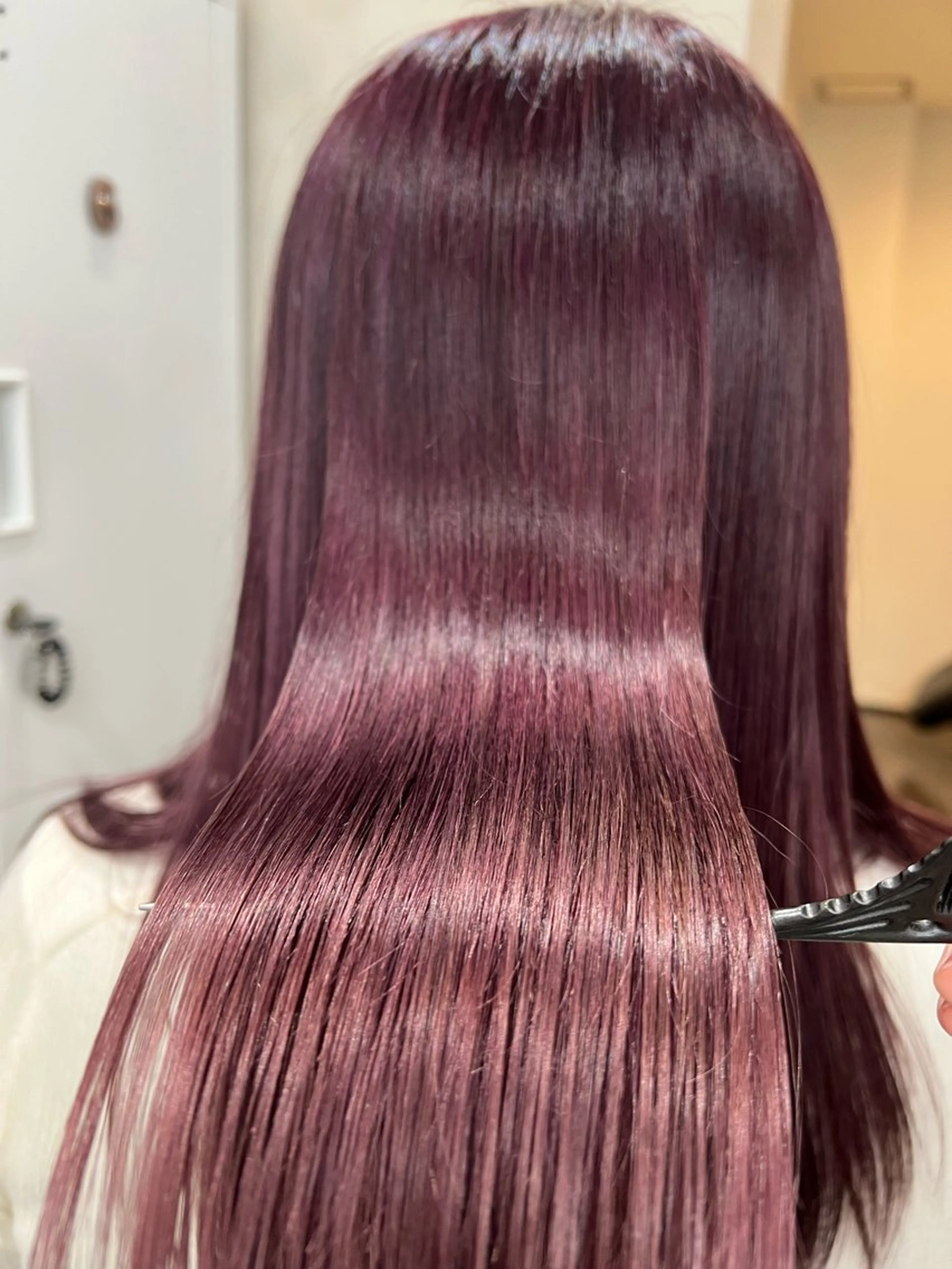 ミディアム トリートメント 透明感/レイヤー💎 髪質改善/希美のヘアスタイル