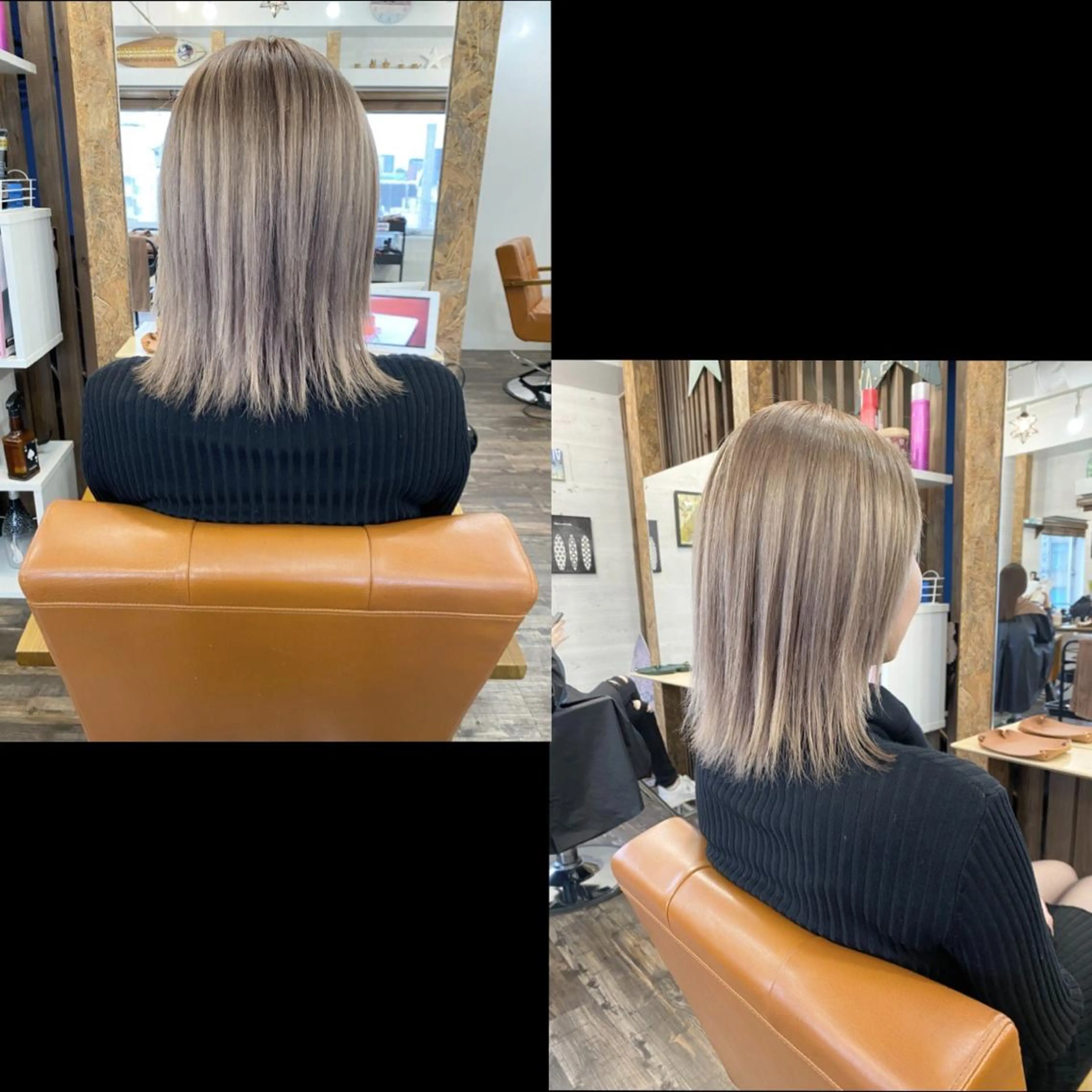 ショート カラー カット ヘアカラー ✯カラー&編み込み エクステ✯池田智博✯のヘアスタイル