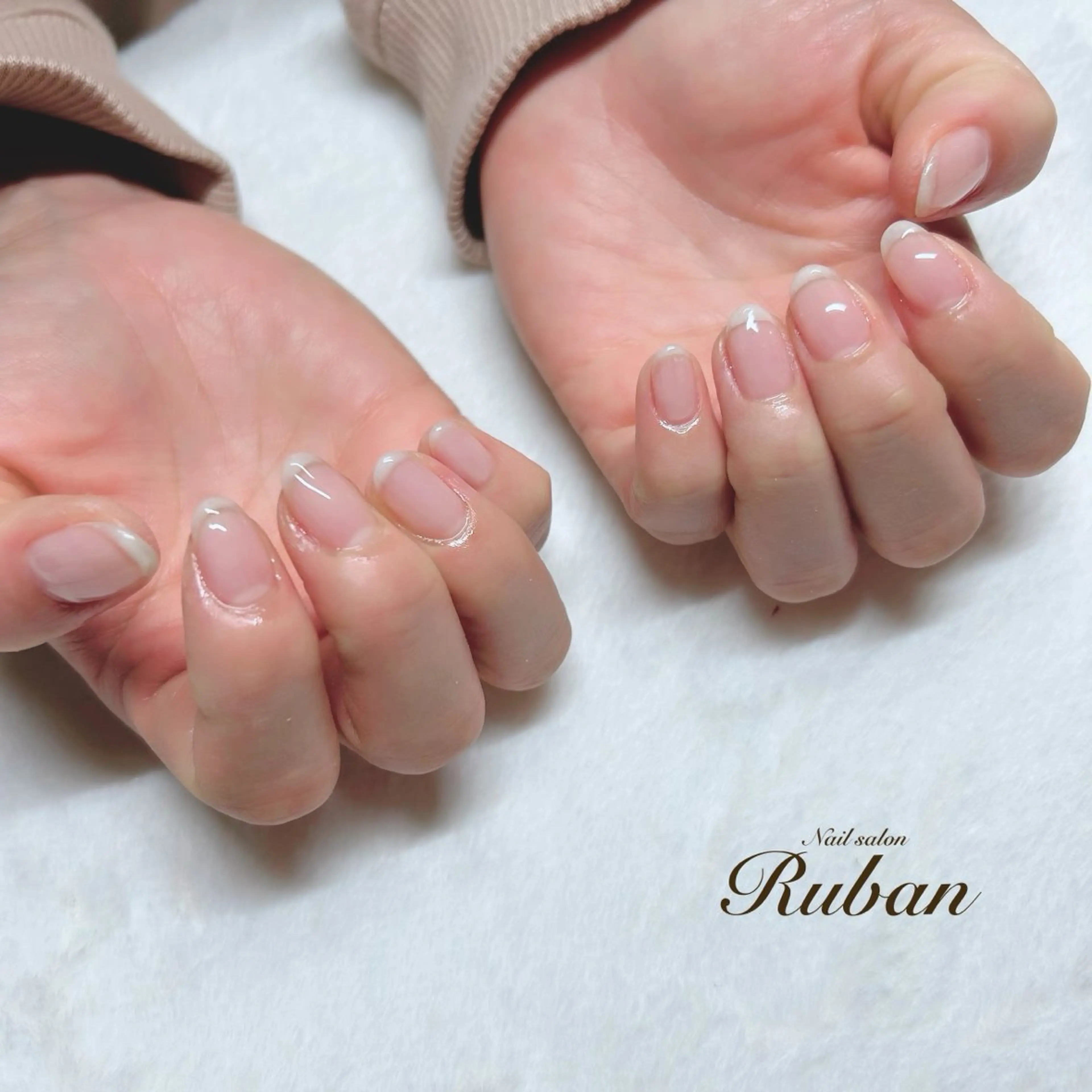 ネイル クリアネイル ワンカラーネイル シンプルネイル Nail salon Ruban所属・Nail salon Rubanのネイルデザイン