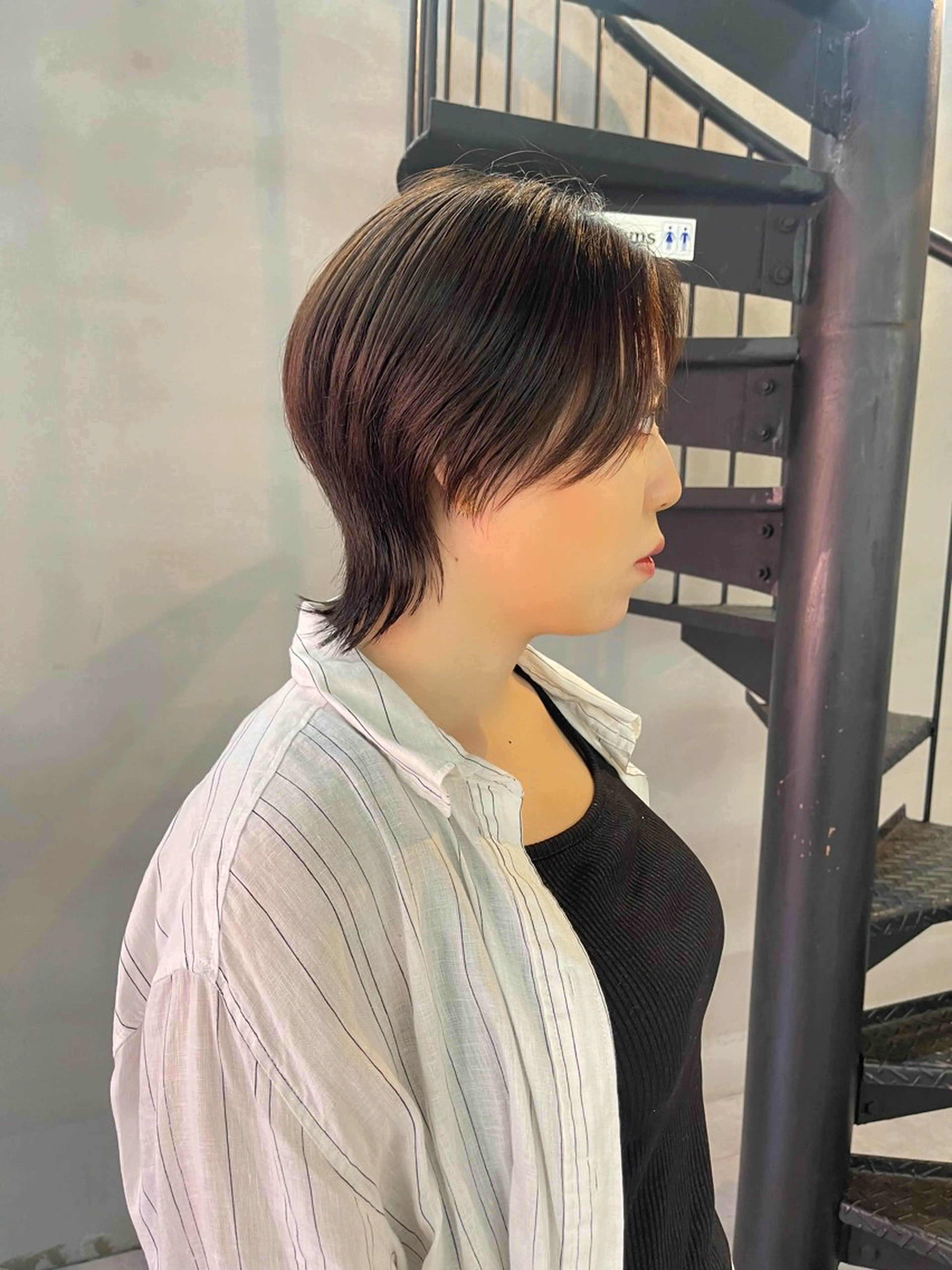 ショート ハンサムショート ショートヘア ウルフカット カット 柏 ウルフ/レイヤー 田中佐和🐺のヘアスタイル