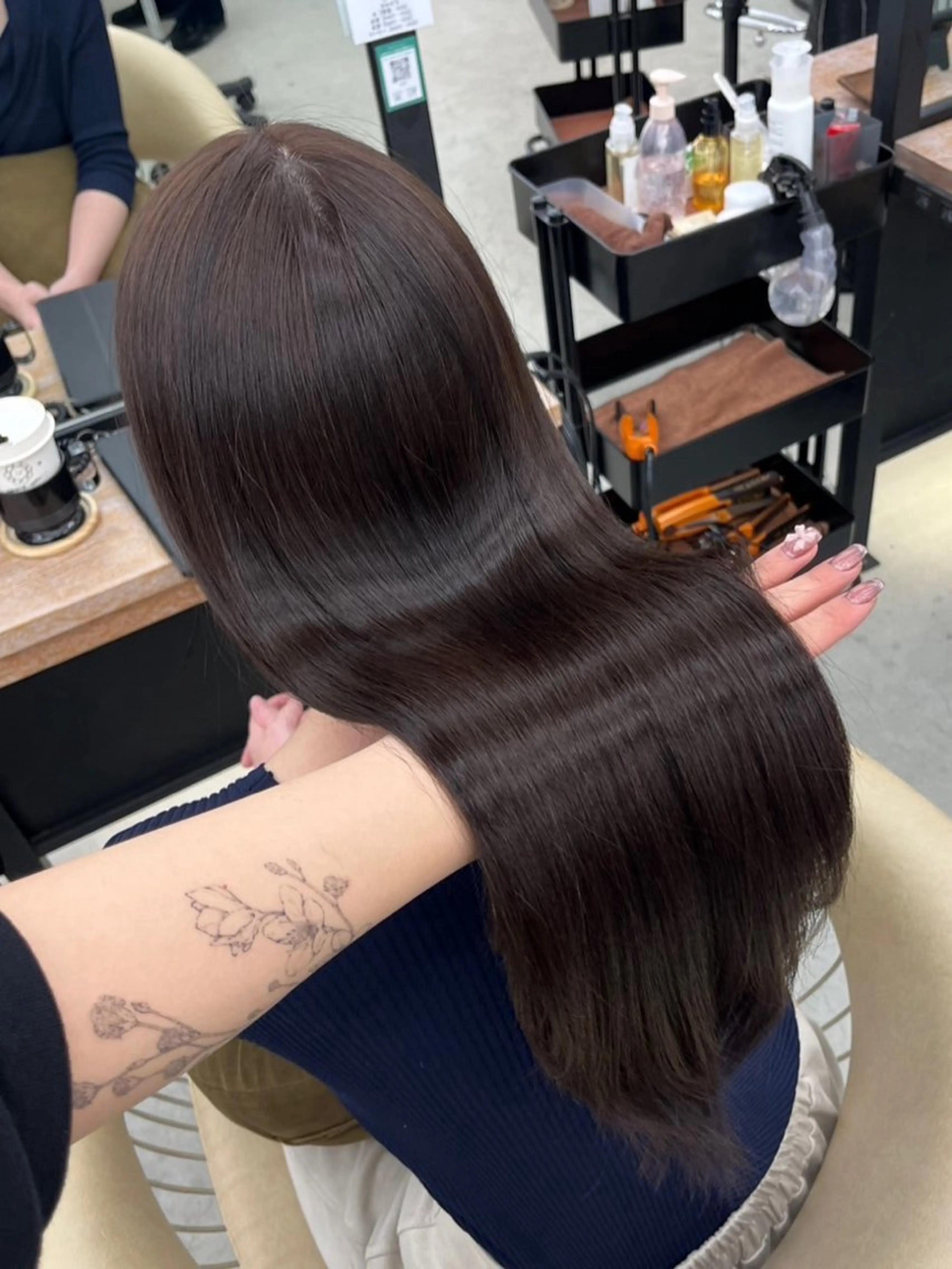 ロング カラー ヘアアレンジ 玉置 晴太郎のヘアスタイル