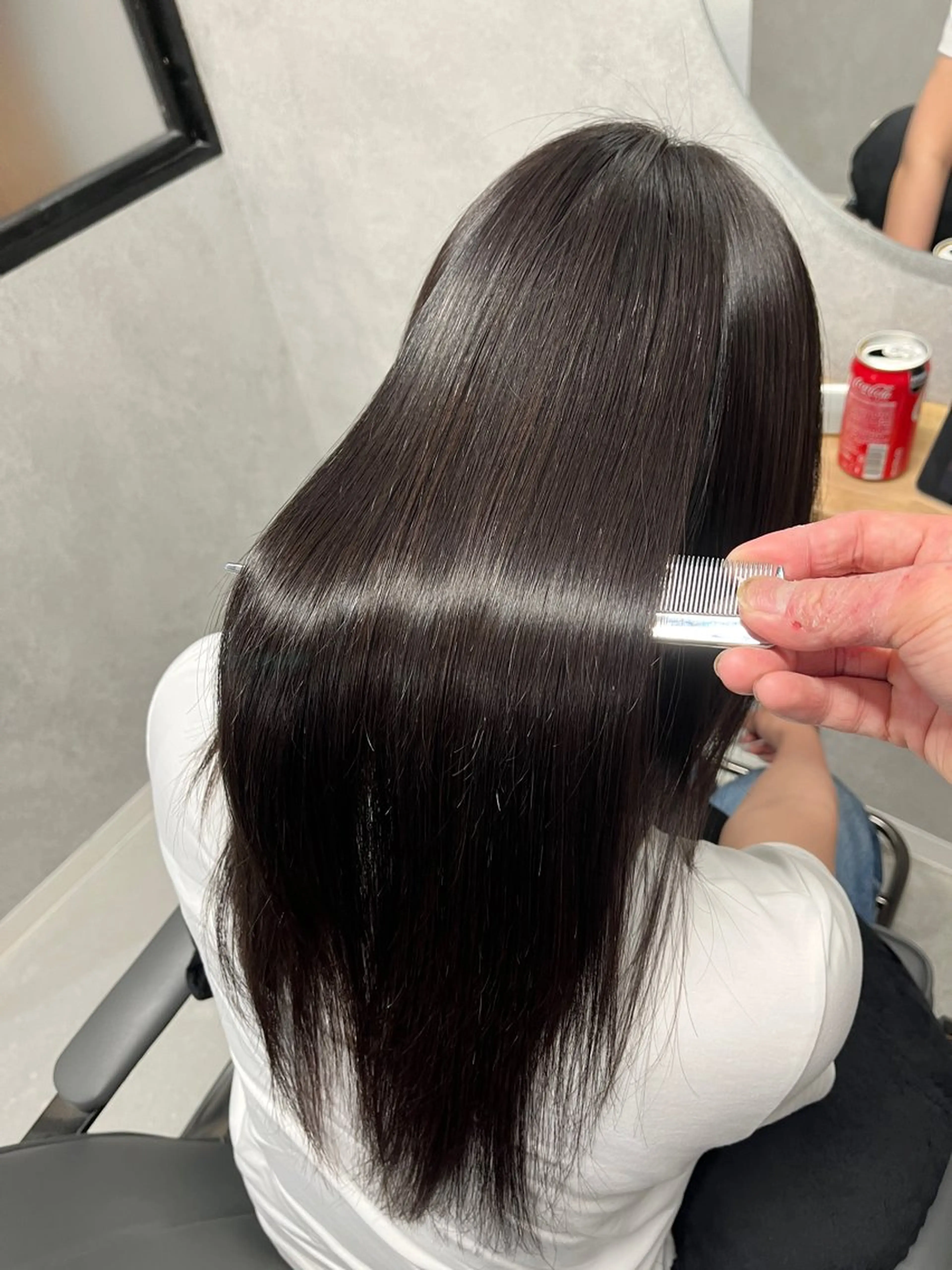 セミロング 縮毛矯正専門家/ 髪質改善/店長辻部のヘアスタイル