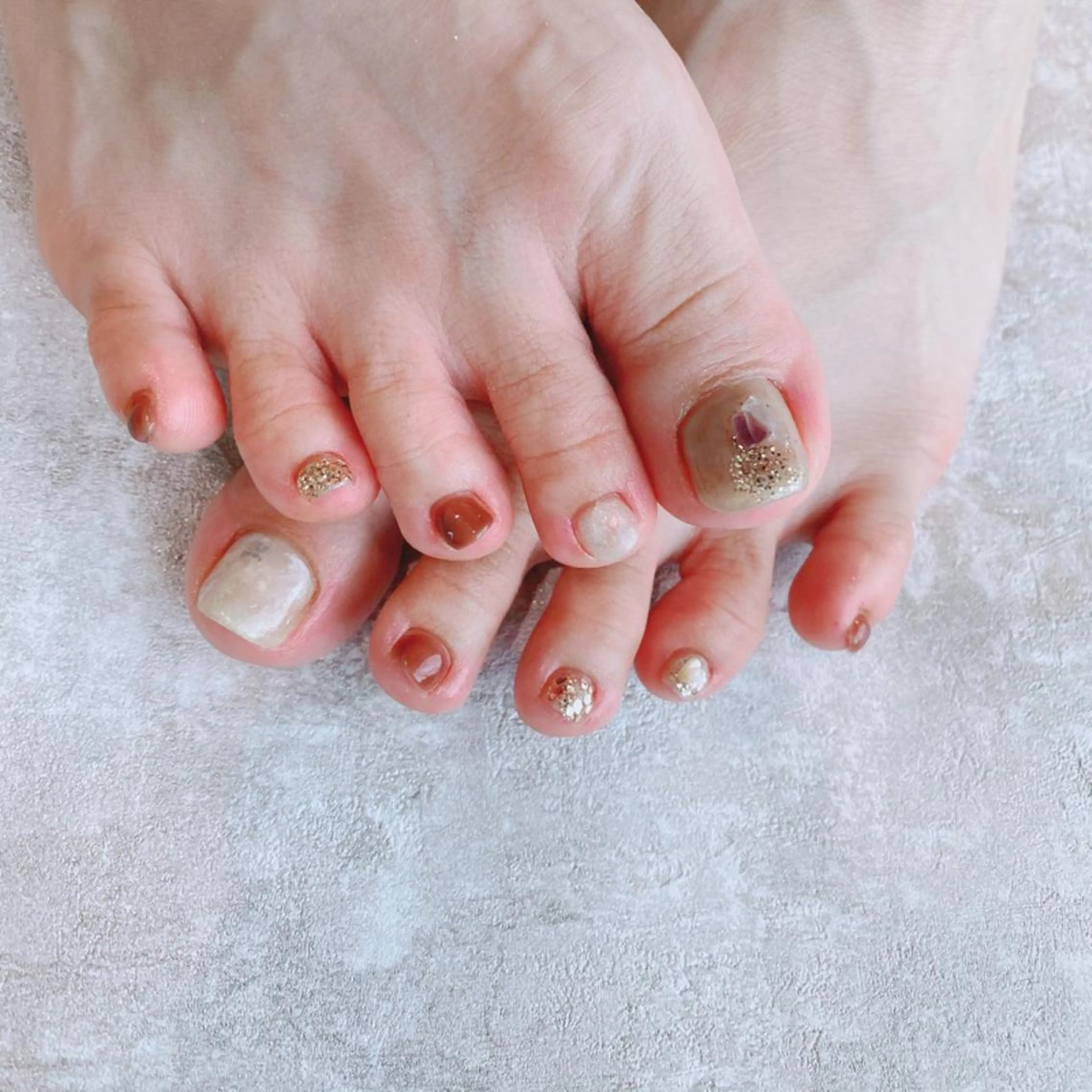 ネイル フットネイル 菅原 さおりのネイルデザイン