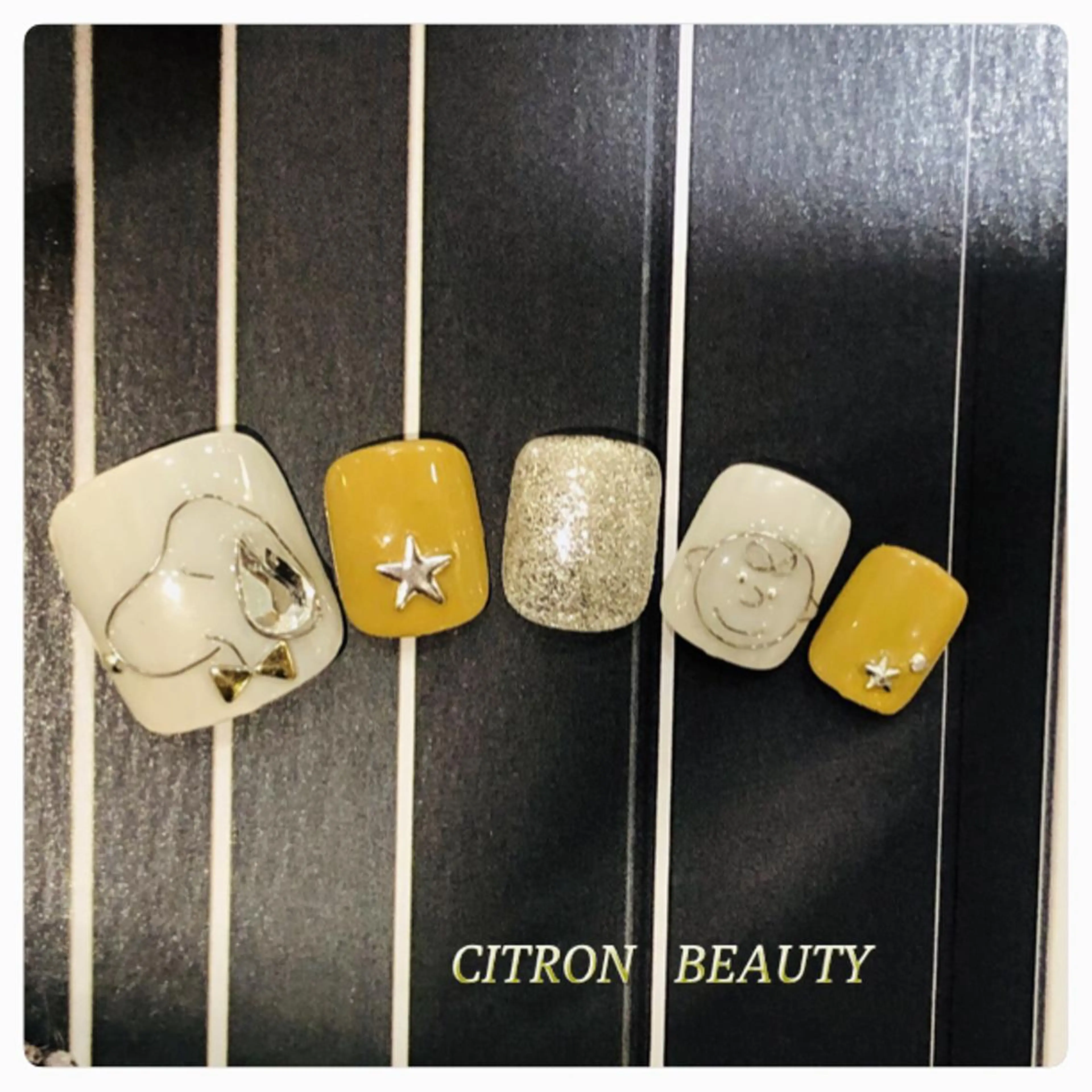 ネイル アートネイル フットネイル ジェルネイル CITRON NAIL💅練習生のネイルデザイン