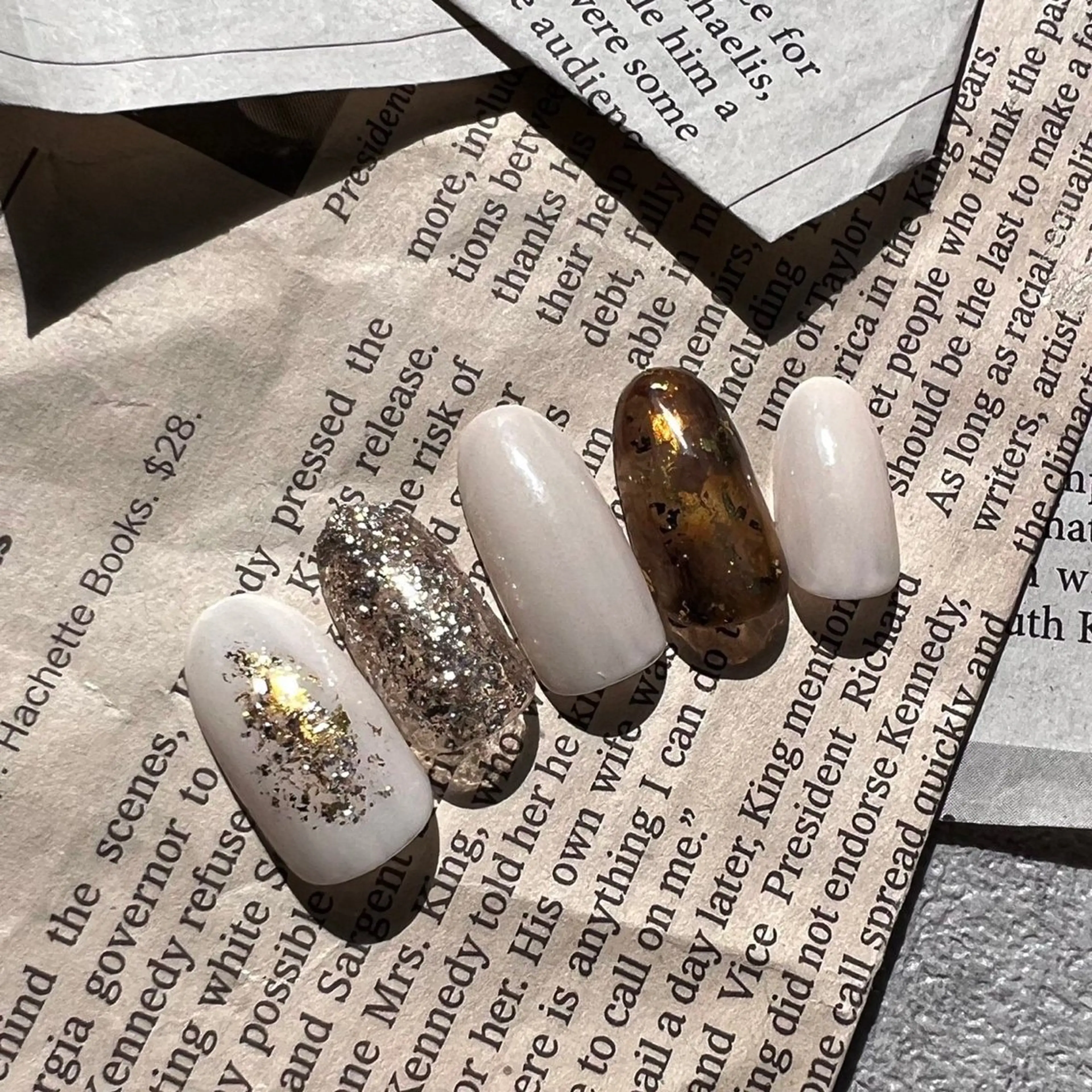 ネイル アートネイル ネイルチップ ⭐︎休業中の練習⭐︎ JNA認定講師髙橋のネイルデザイン