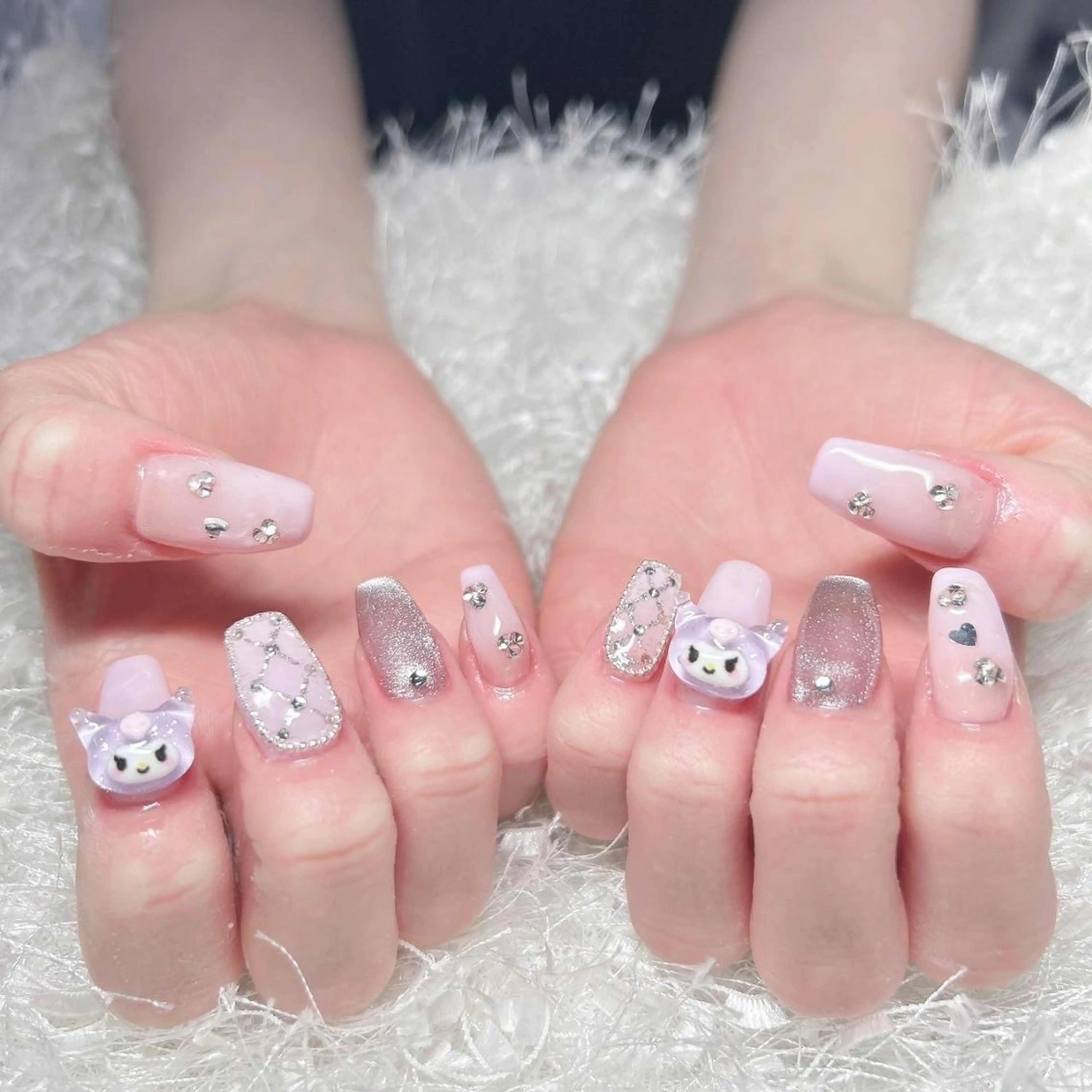 ネイル 長さ出し フレンチネイル ジェルネイル グラデーション 韓国ネイル ハンドネイル Nail&eye Belire 新宿のネイルデザイン