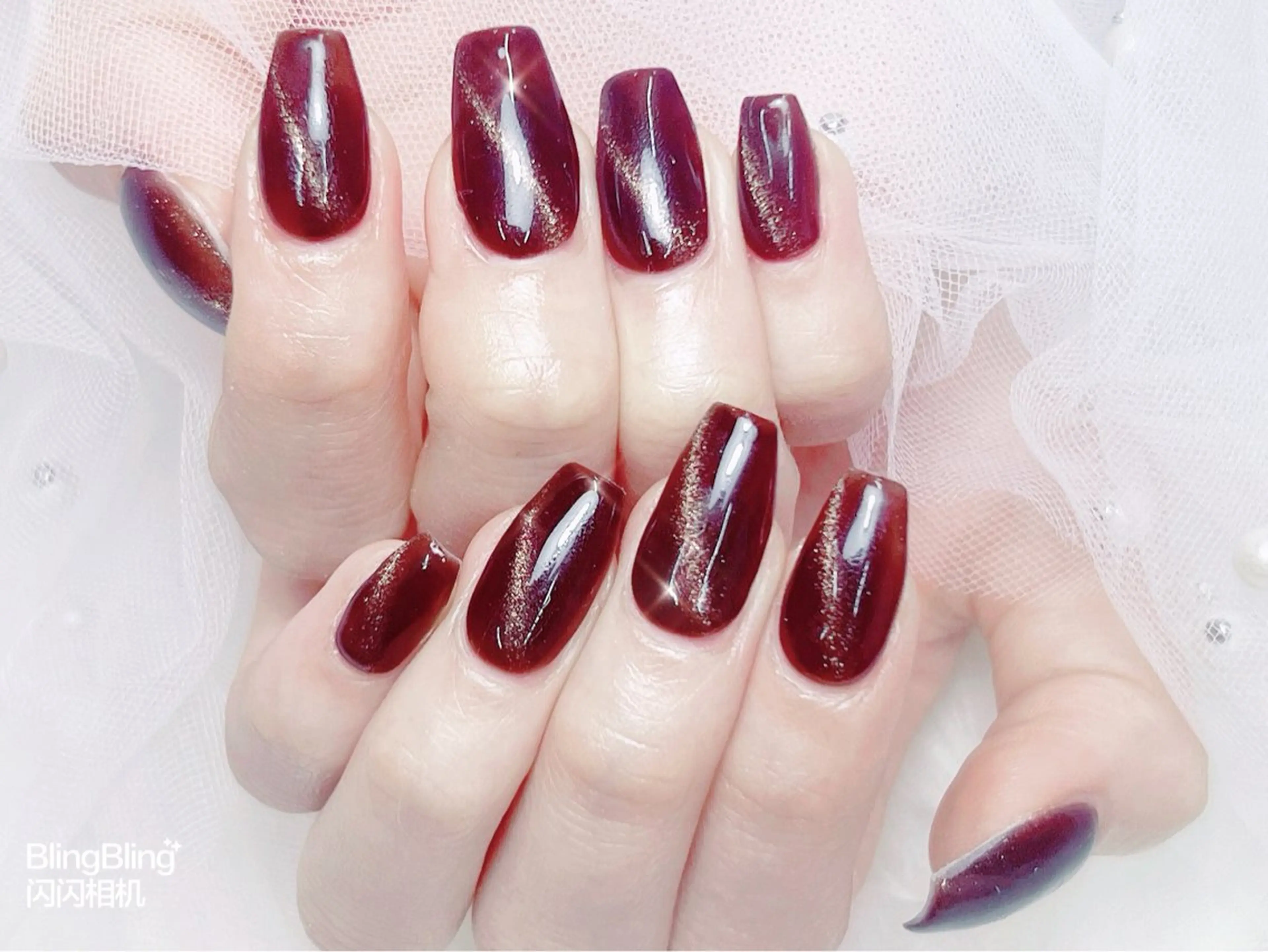 ネイル オーロラネイル チークネイル 長さ出し フットネイル フレンチネイル ハンドネイル NaNa nailのネイルデザイン