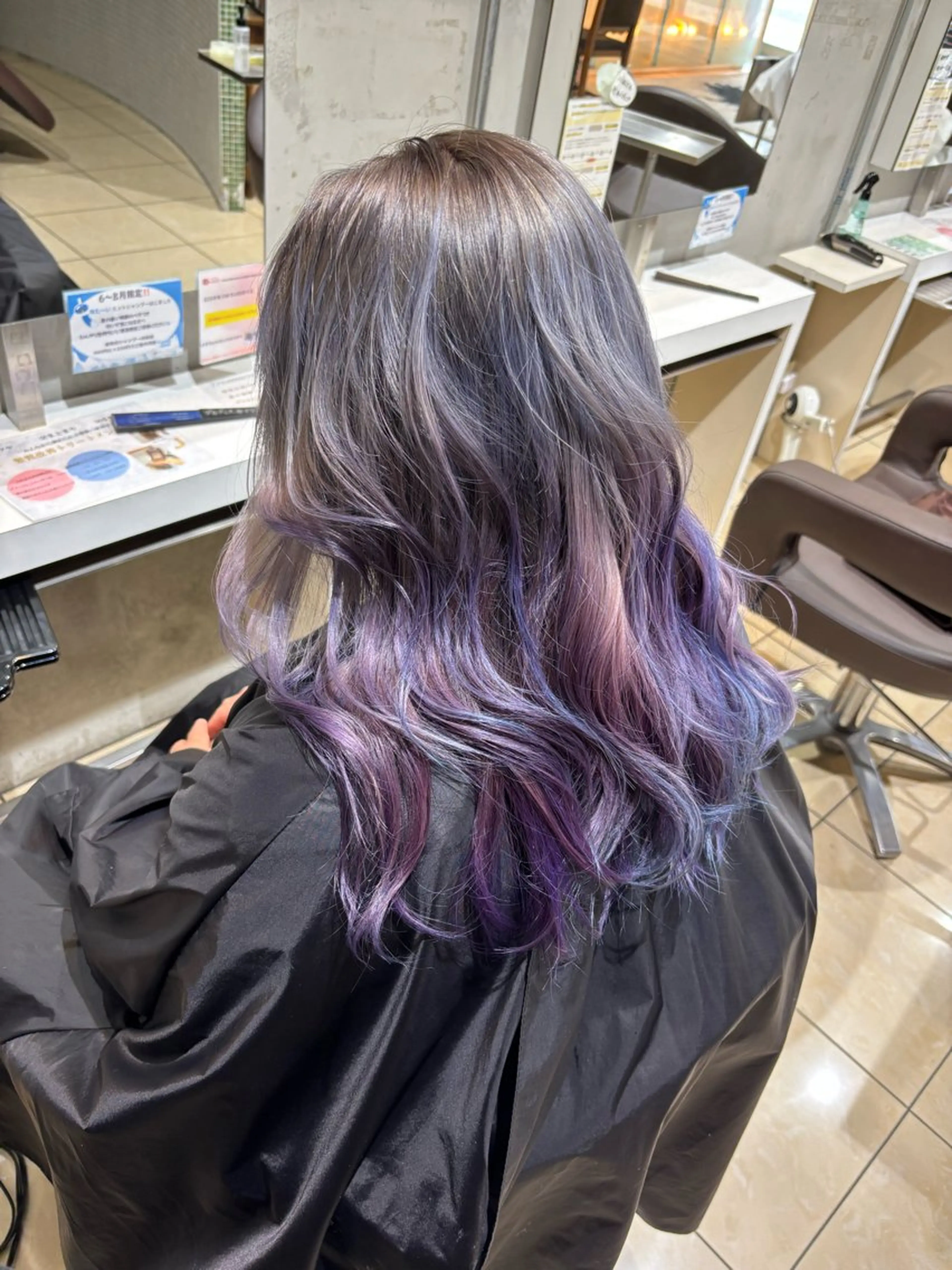 セミロング ヘアカラー 坂本 優輝のヘアスタイル