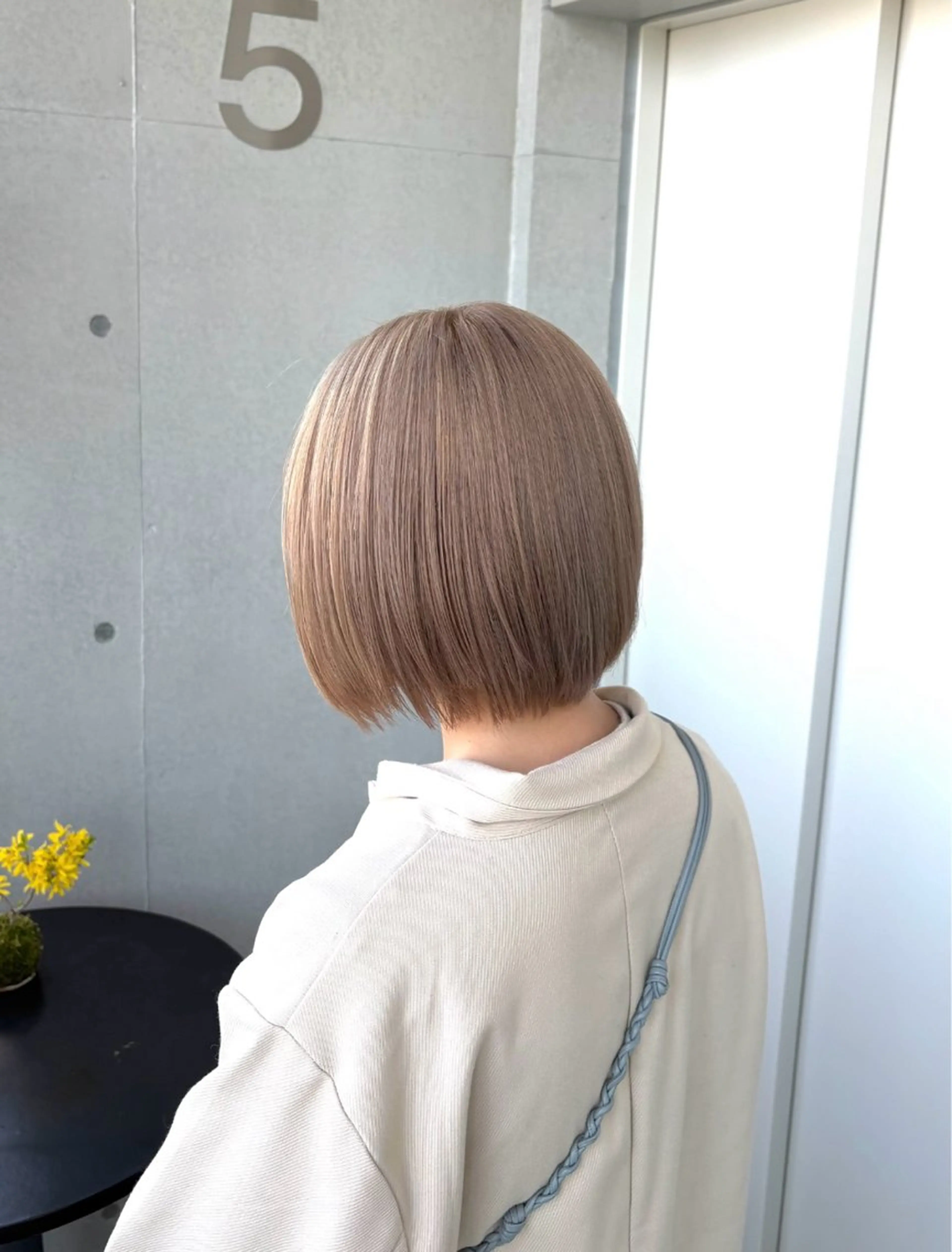 ショート 抜け感ハイトーン/ ボブ/Ririnaのヘアスタイル