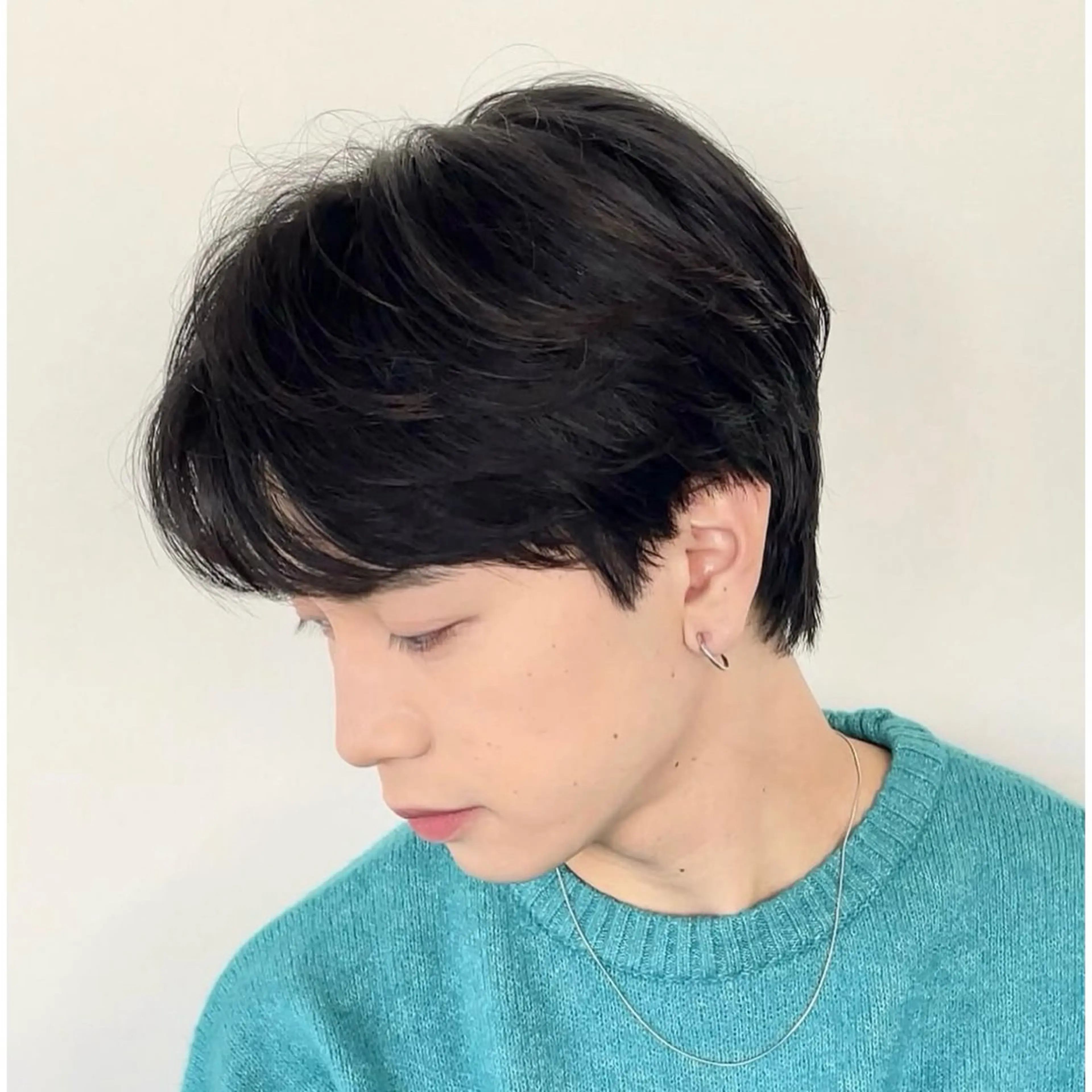 メンズ 透明感カラー ふうか　渋谷のヘアスタイル