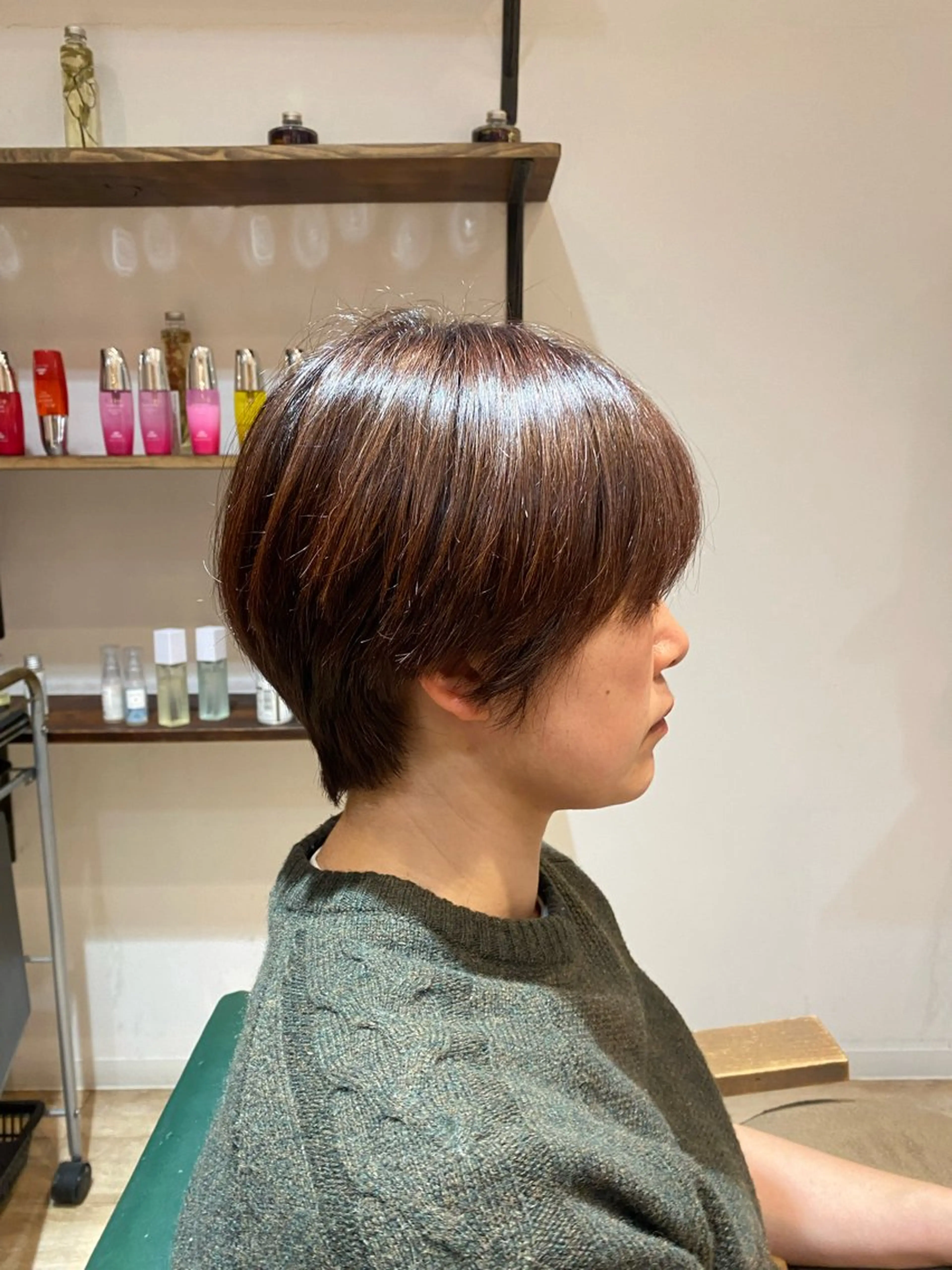 ショート 🪞艶カラー/ボブ/ 矯正/高橋亜実🪞のヘアスタイル