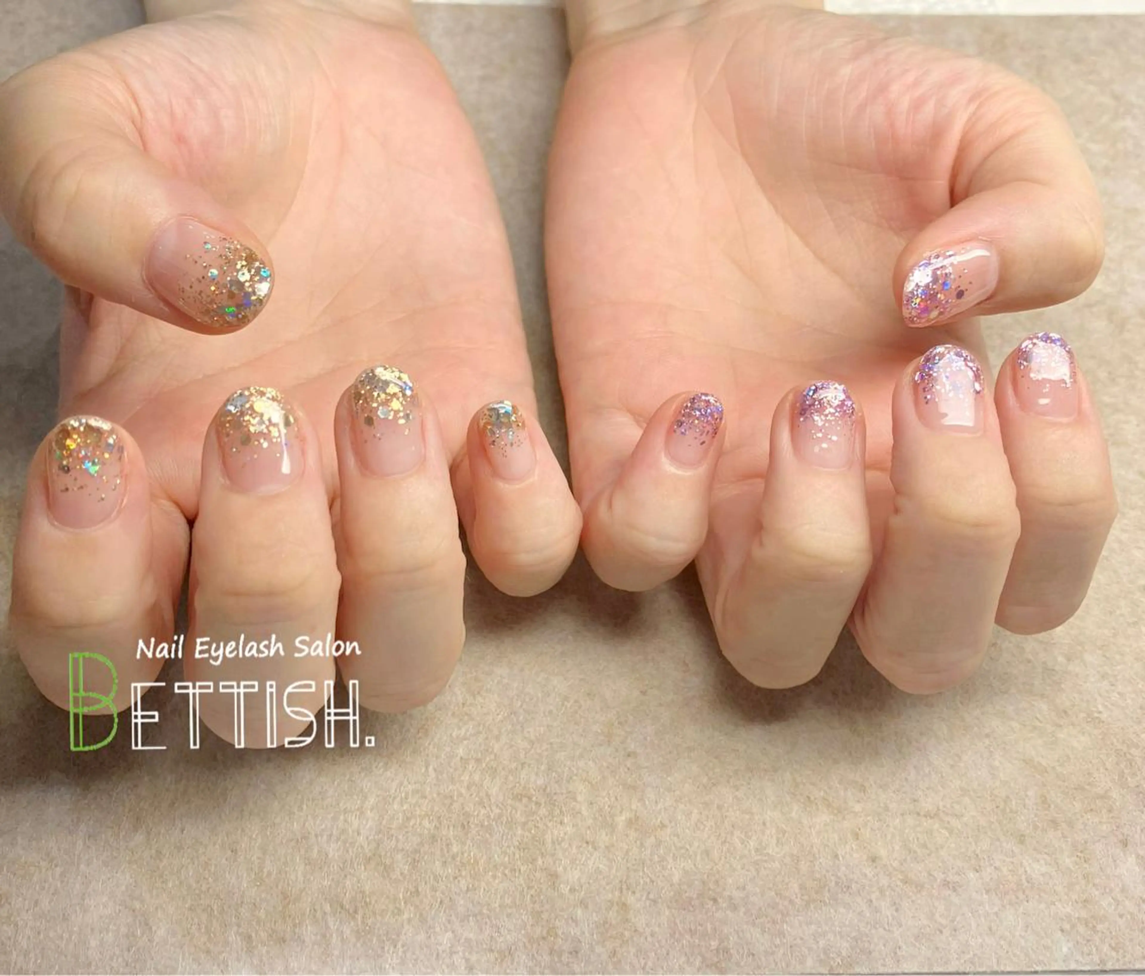 ネイル ラメ(グリッター) ラメグラデーション BETTISH. KUMIKO☺︎︎のネイルデザイン