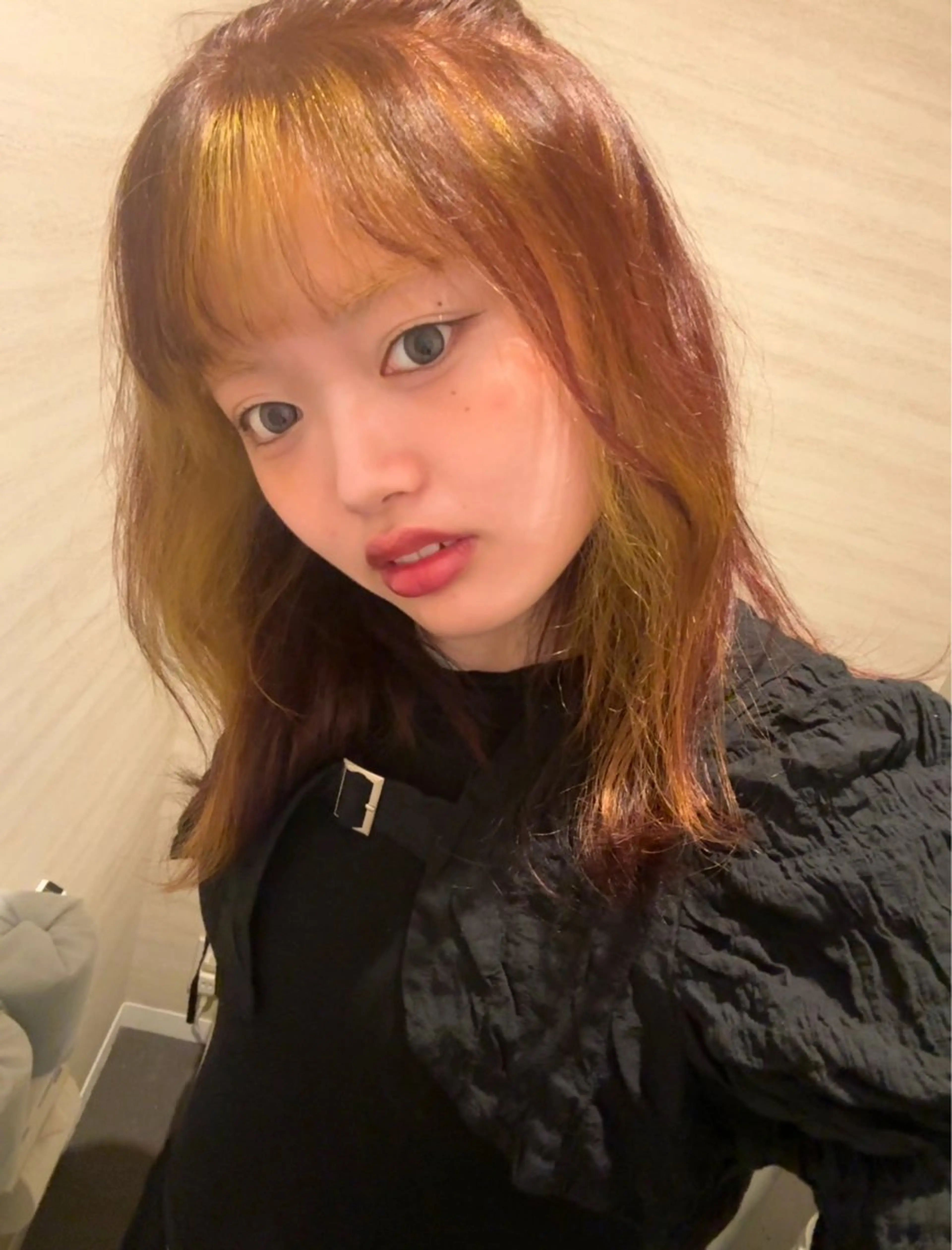 セミロング カラー ♡ suzUkaのヘアスタイル