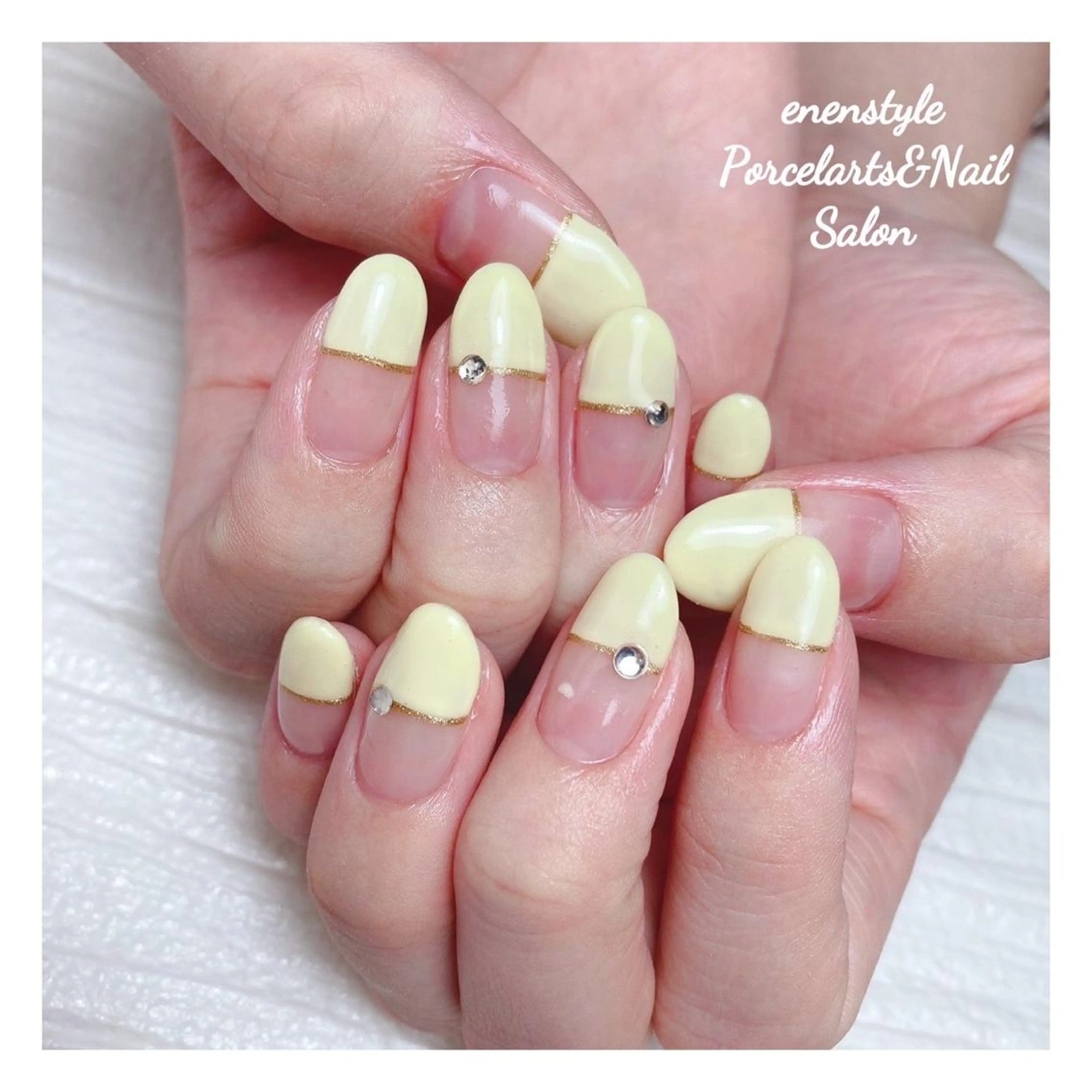 ミディアム ネイル ハンドネイル 👑enen style👑のネイルデザイン