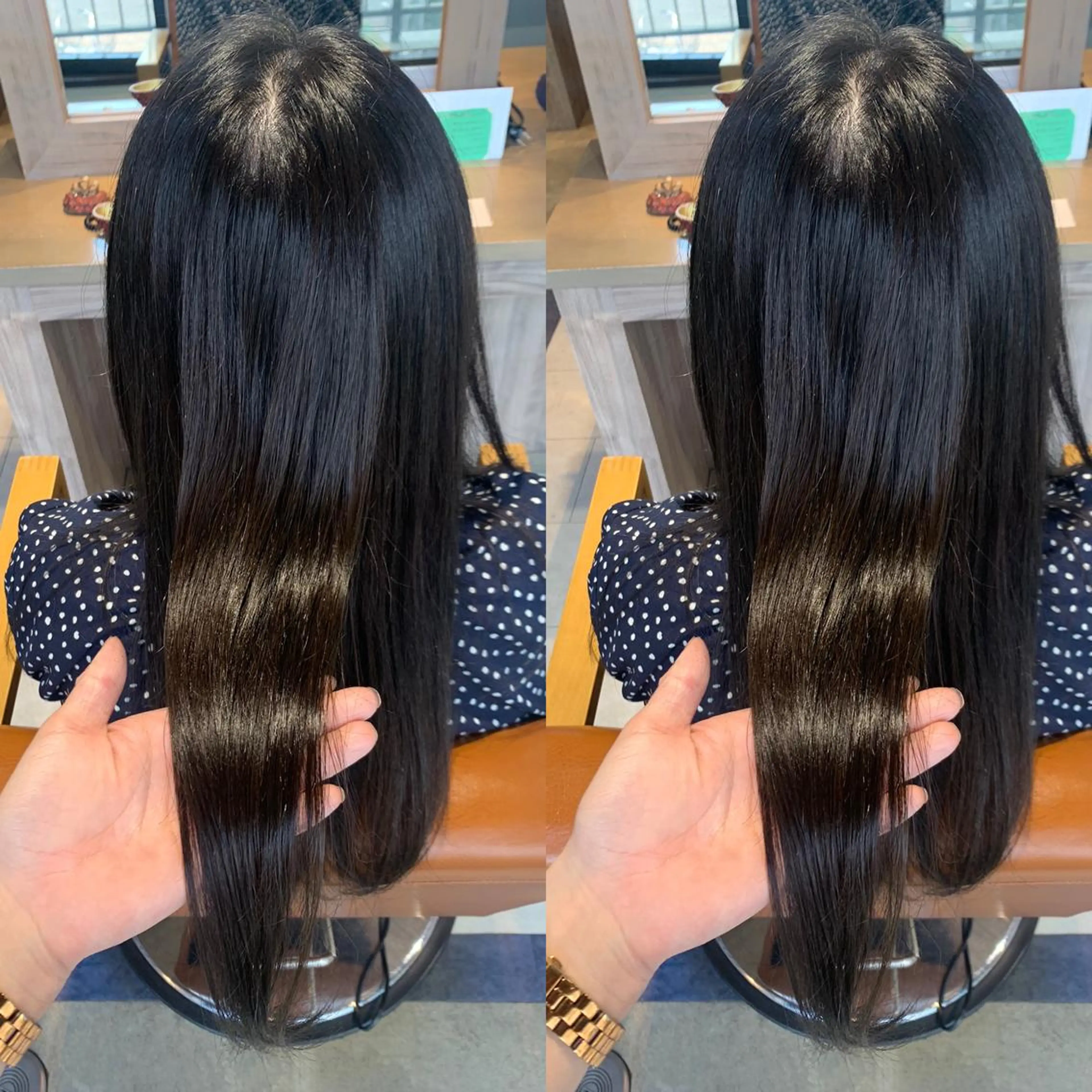 ロング カラー オリーブカラー 韓国🇰🇷 ✂︎hair 内田愛のヘアスタイル