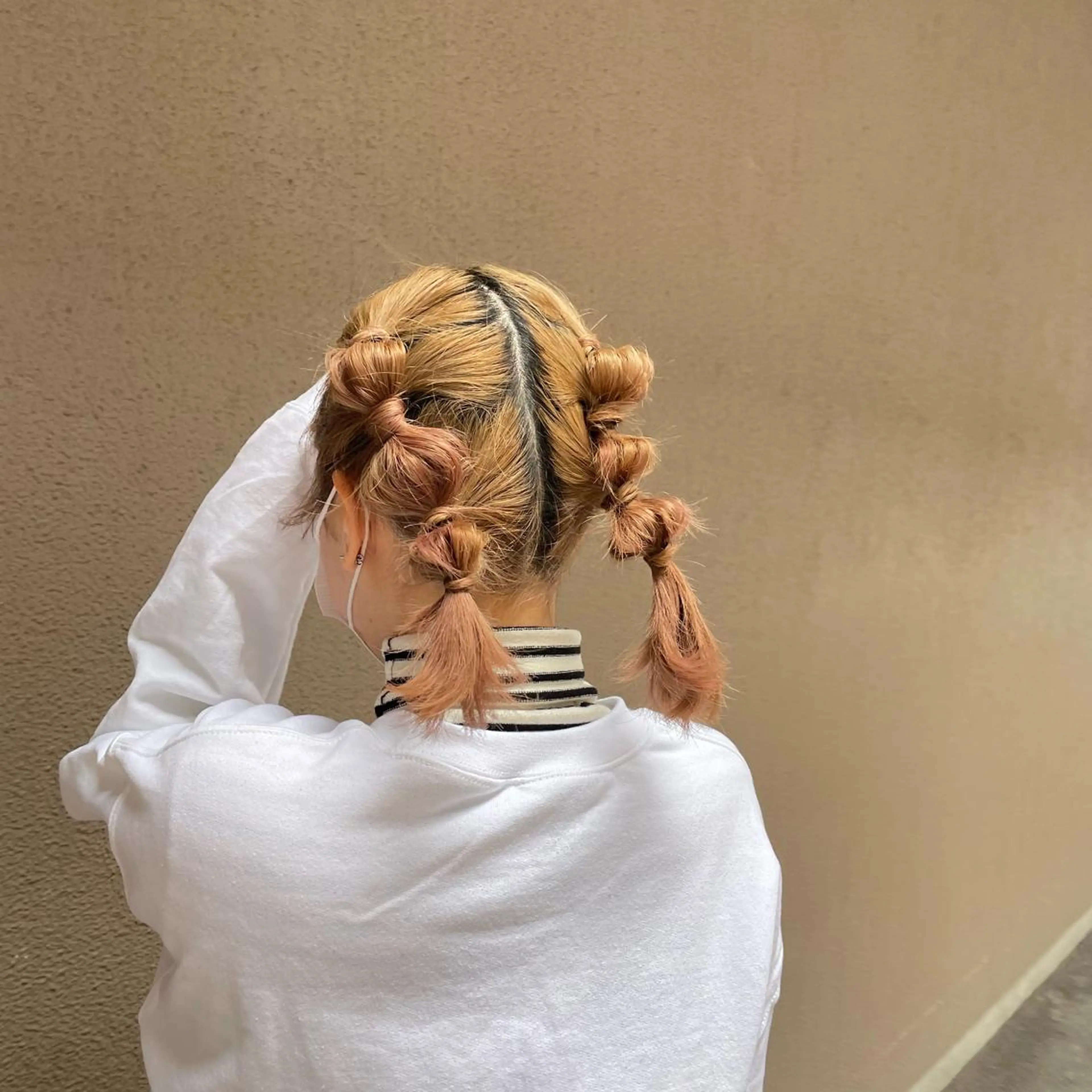 ヘアアレンジ 玉ねぎヘアー 金城 二千夏のヘアスタイル