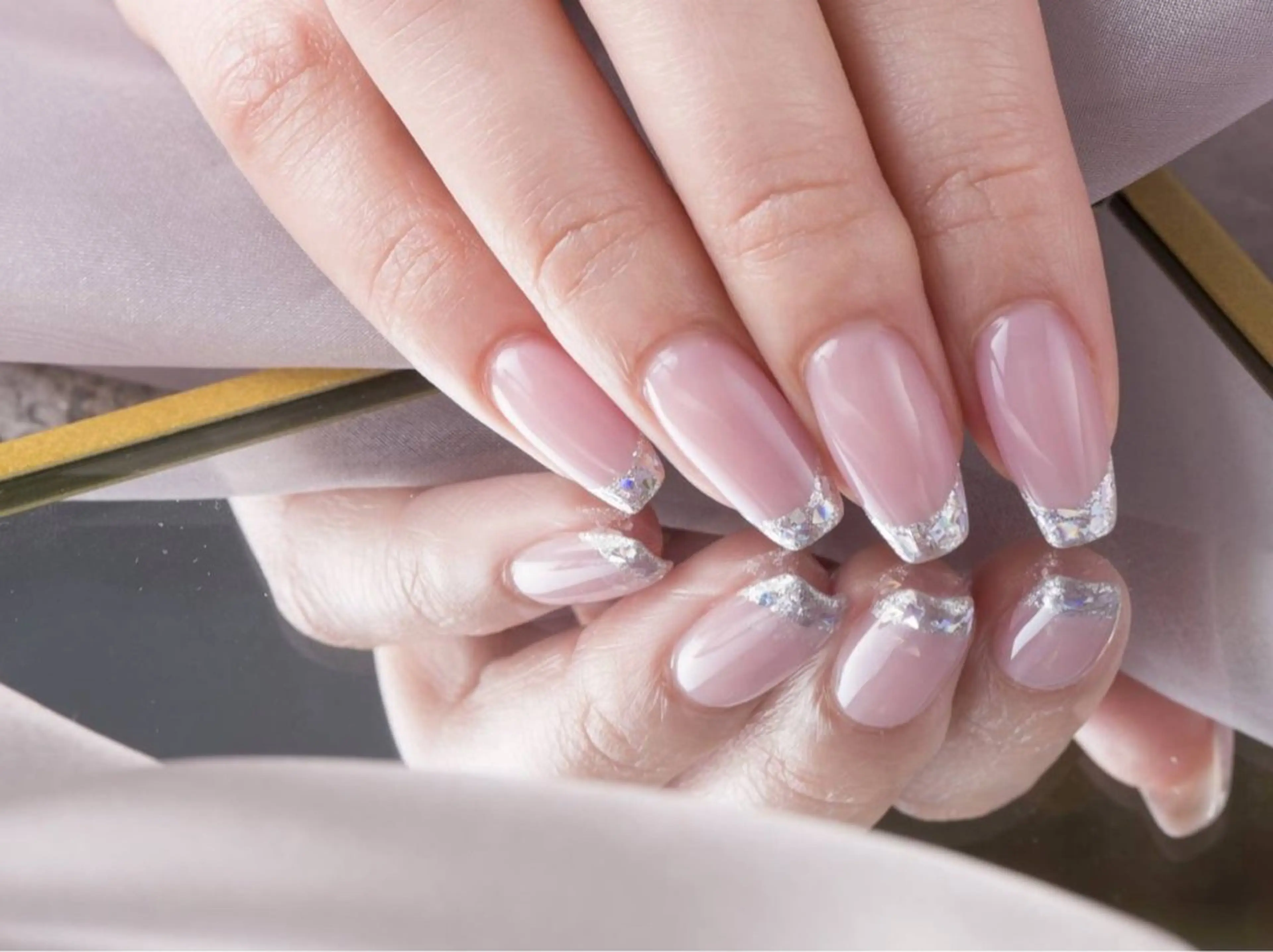 ワンカラーフレンチの写真