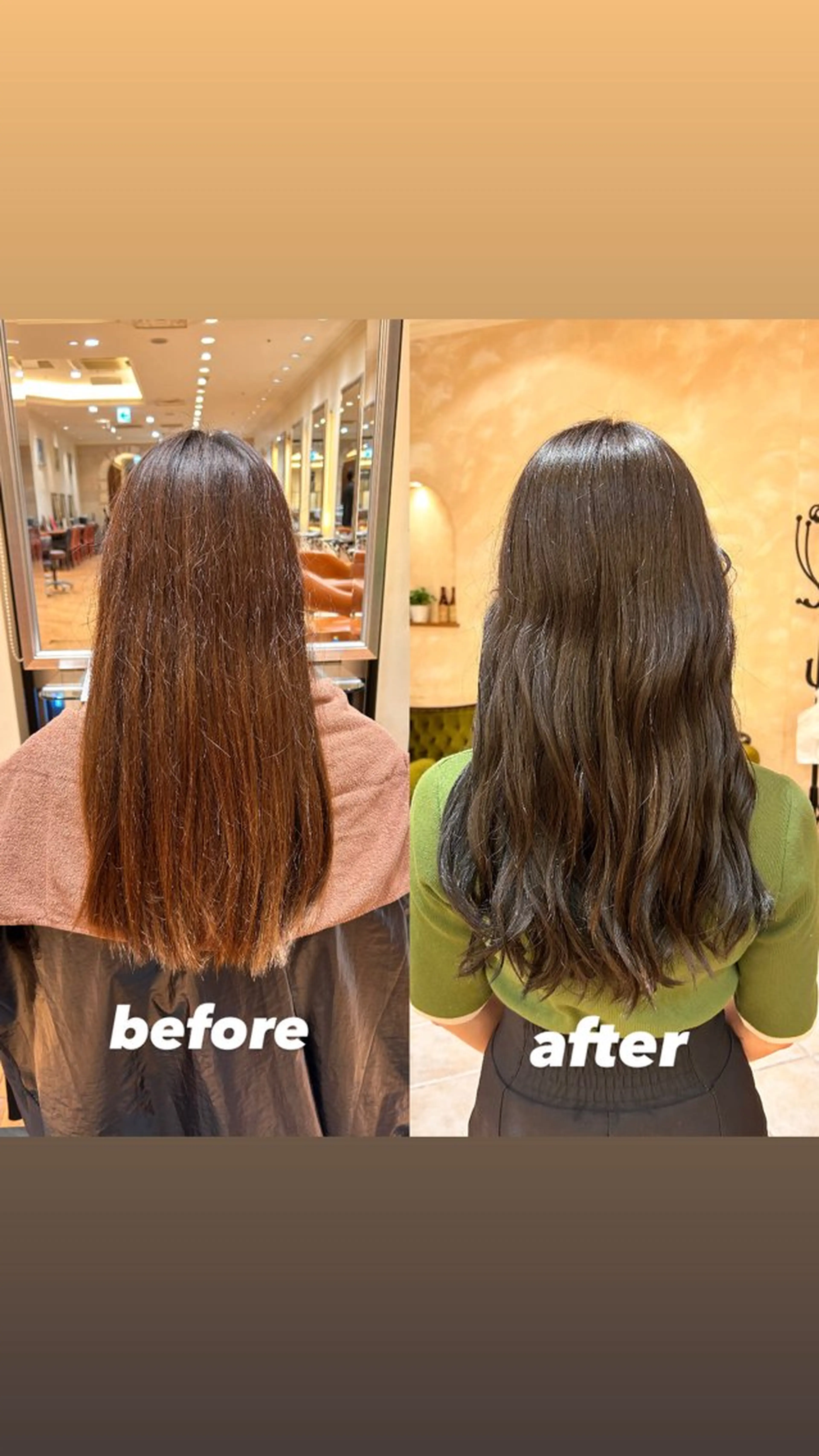 ミディアム カラー トリートメント ヘアカラー/銀座 /青山紗弥華のヘアスタイル