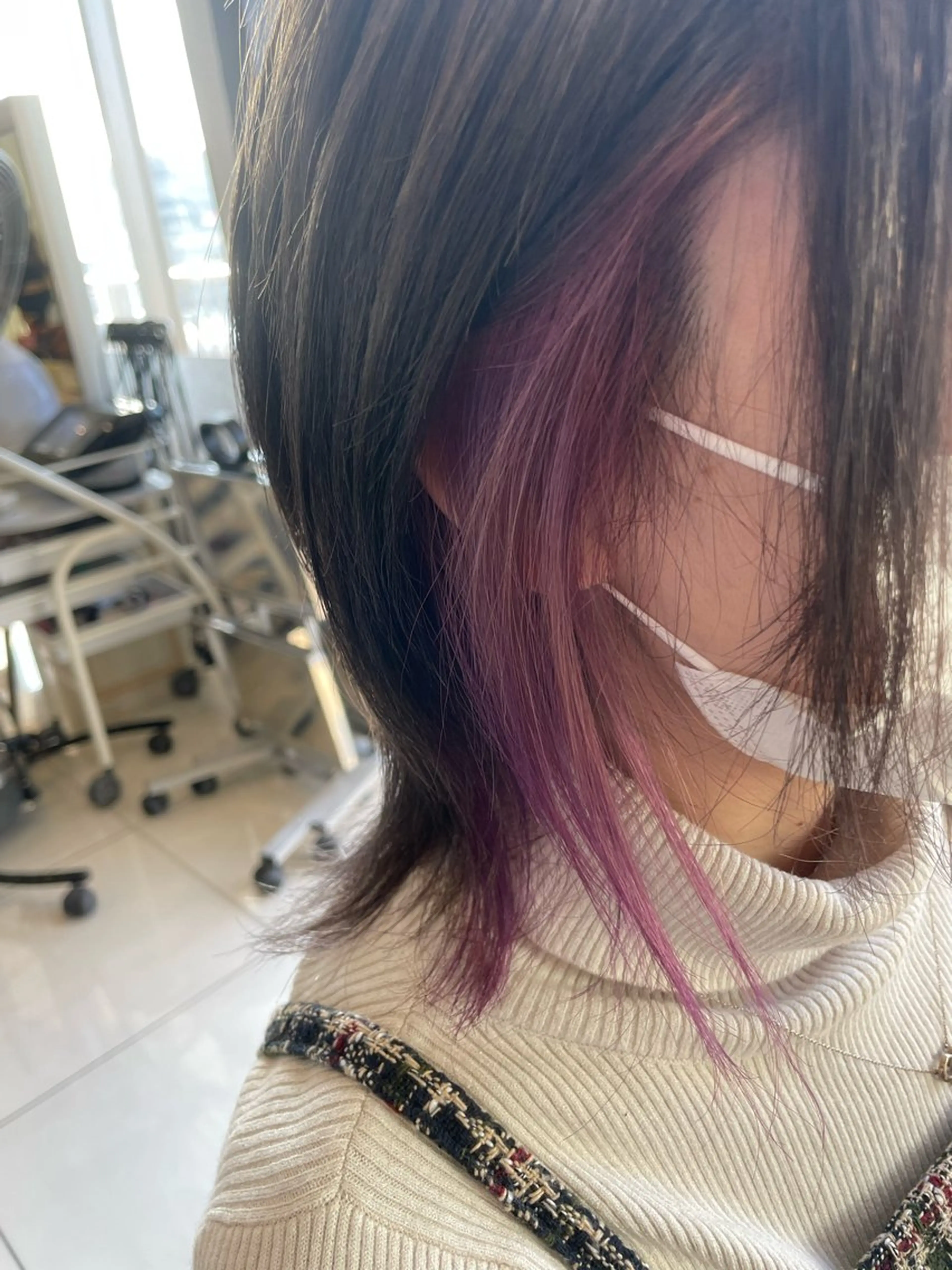 ミディアム 透明感color吉田 沙羅のヘアスタイル