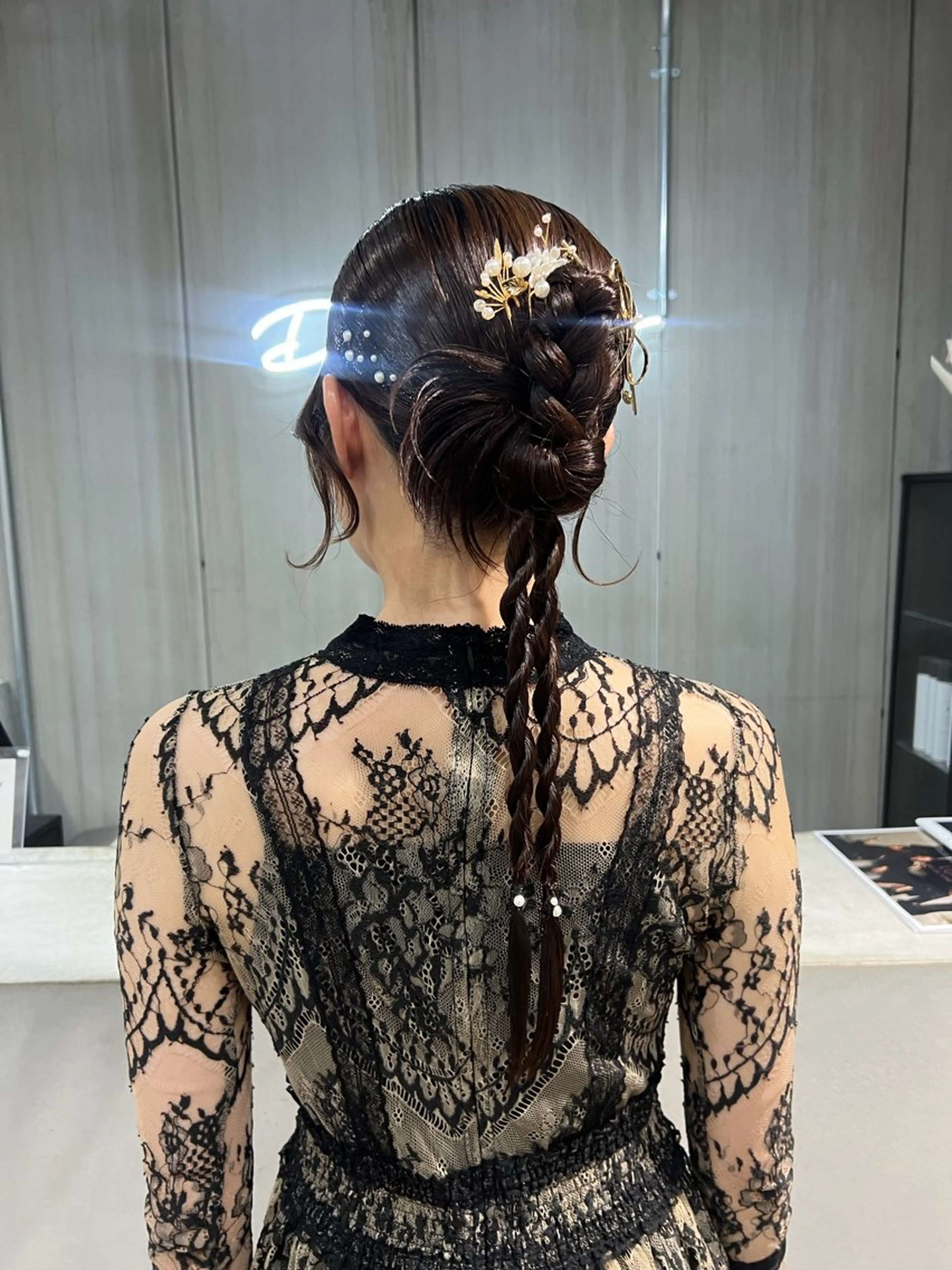 ロング ヘアアレンジ ヘアセット ヨシオカ マオのヘアスタイル