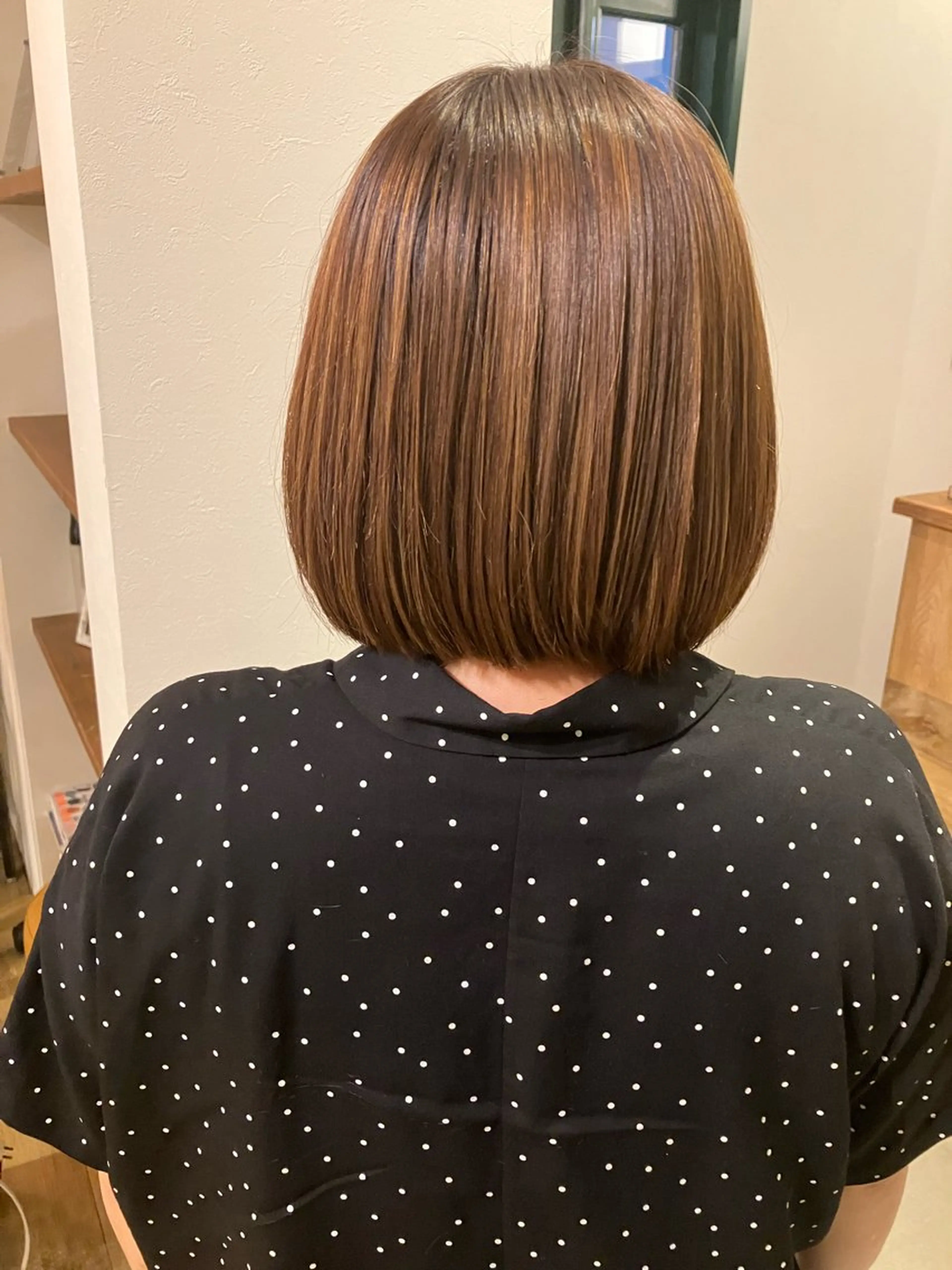 ミディアム ボブ 清水 美香のヘアスタイル