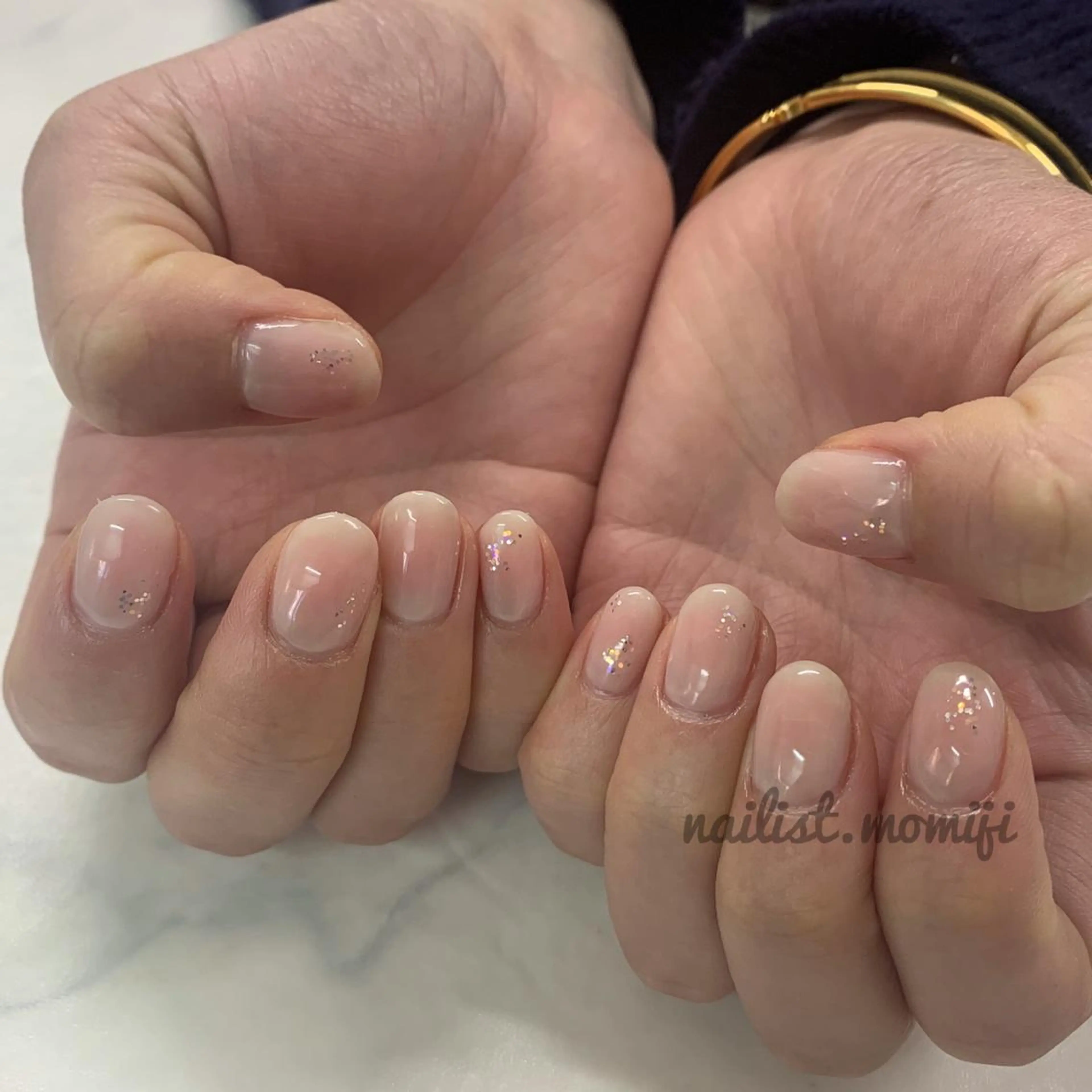 ネイル チークネイル nailist_ momijiのネイルデザイン