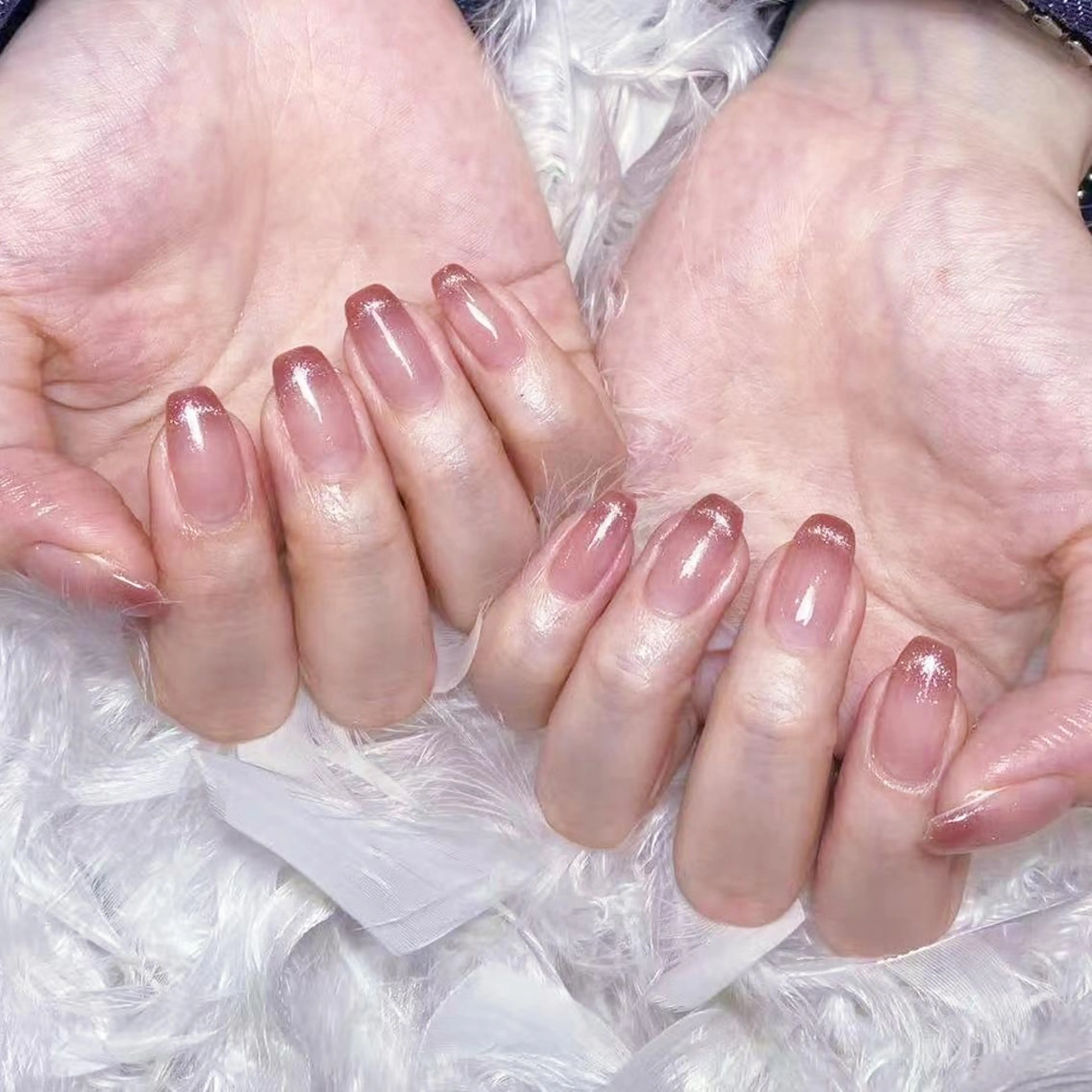 ネイル アートネイル オーロラネイル ガーリー キラキラネイル 韓国ネイル ハンドネイル DIANMOND NAIL🌸のネイルデザイン