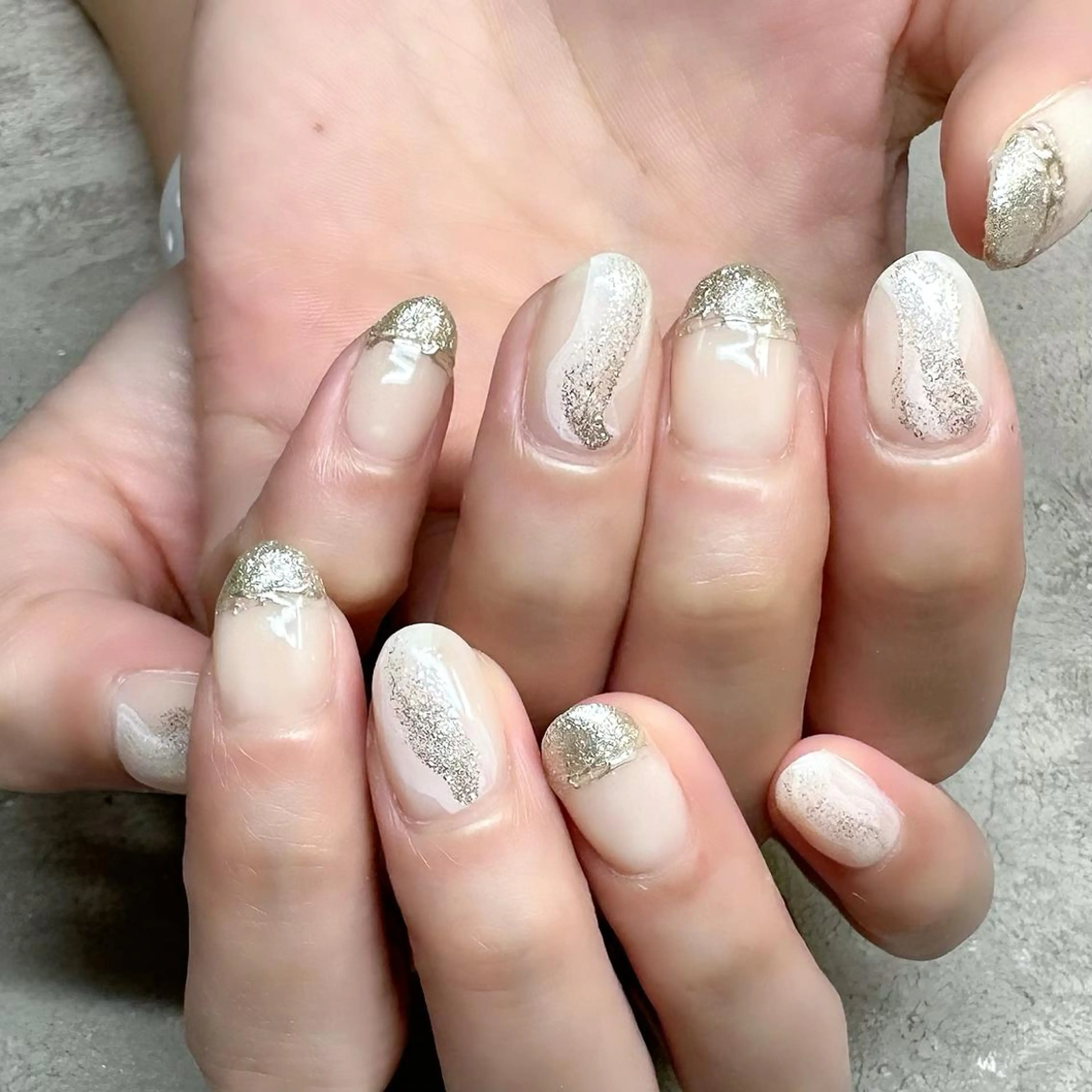 ネイル ニュアンスネイル ハンドネイル Éclat~エクラ~ Mizukiのネイルデザイン