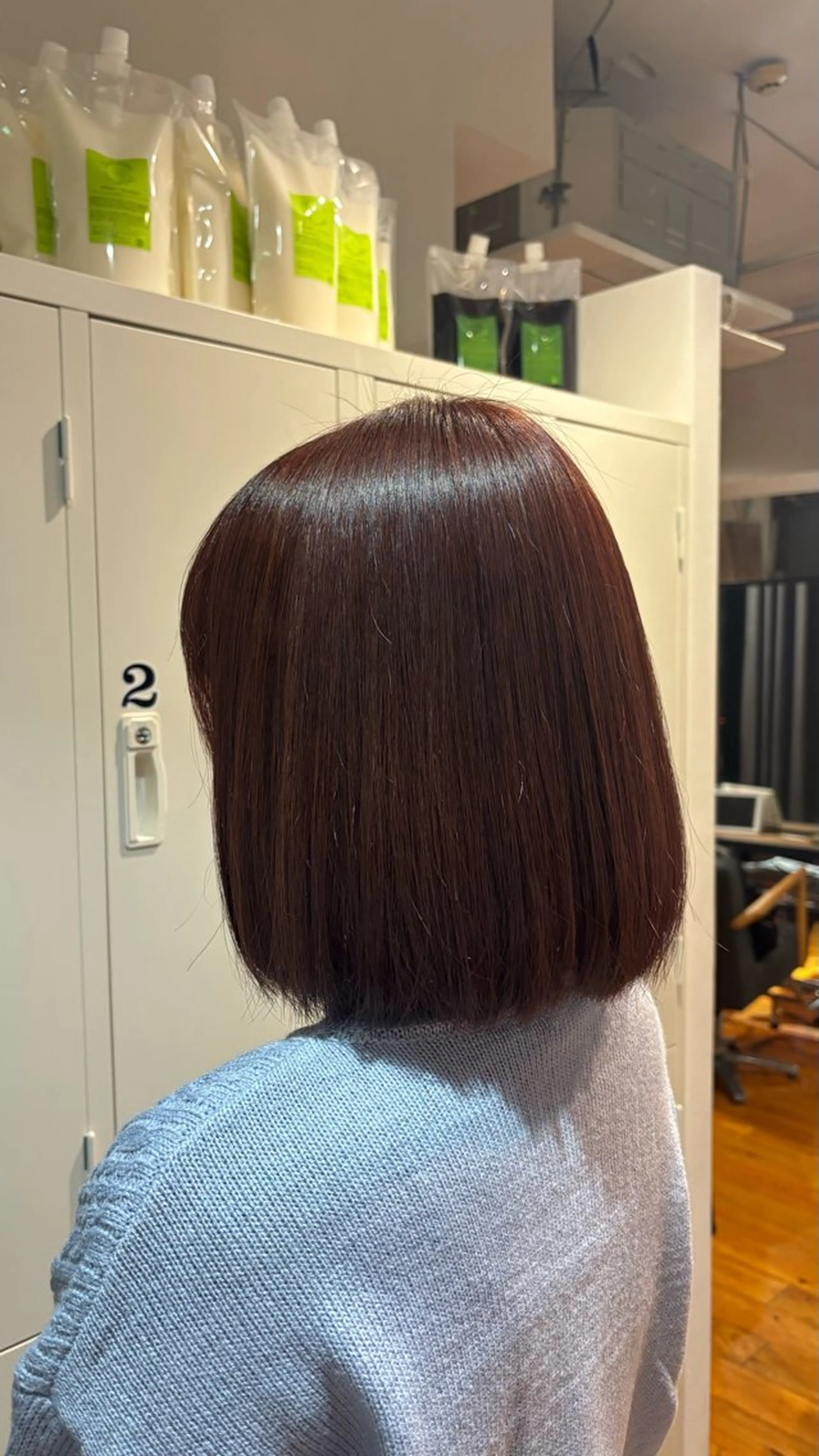 ミディアム カラー 暖色カラー🍓 sachi🤍のヘアスタイル