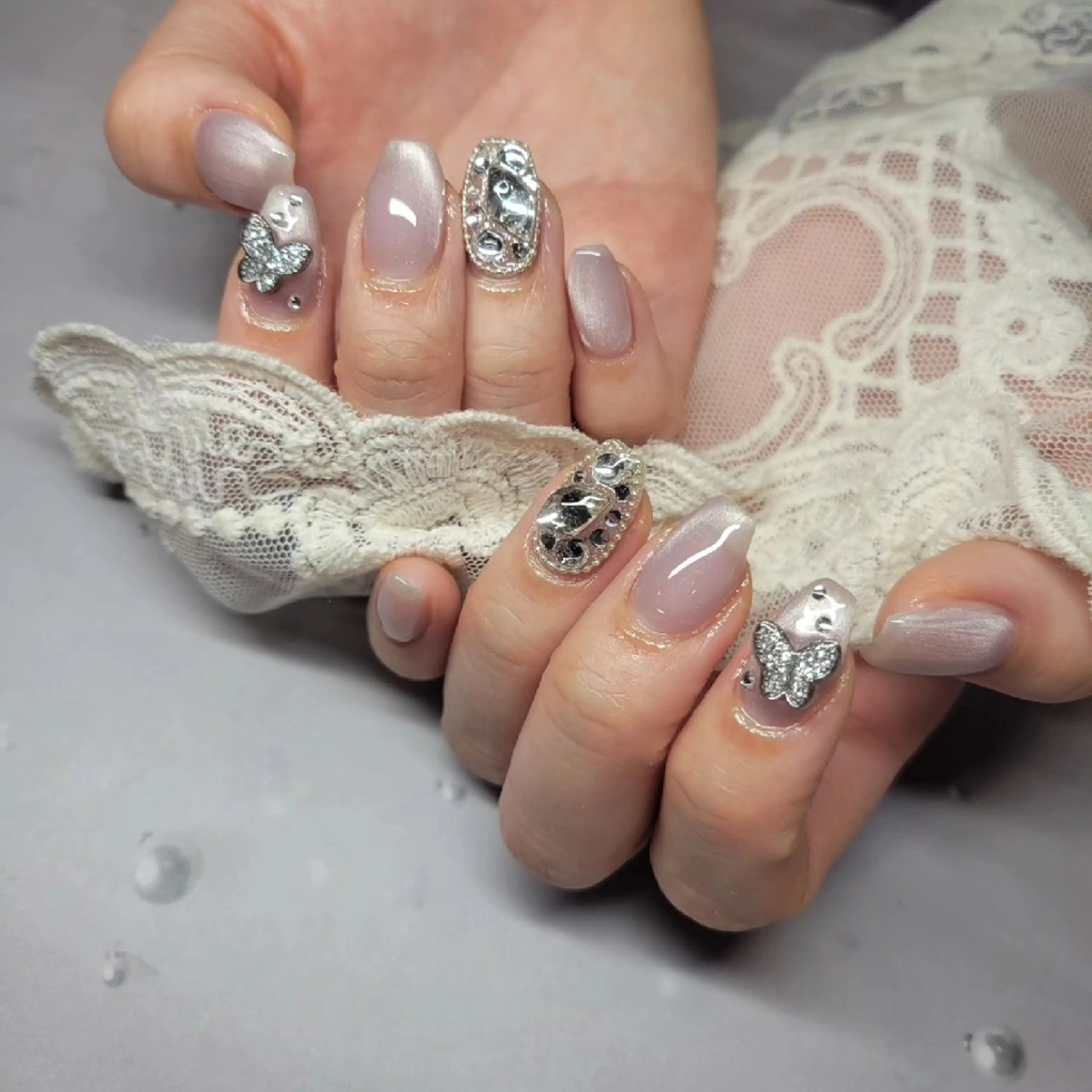 ネイル ジェルネイル マグネットネイル Nail salon Coco所属・Nail salon Coco【溝の口駅】のネイルデザイン