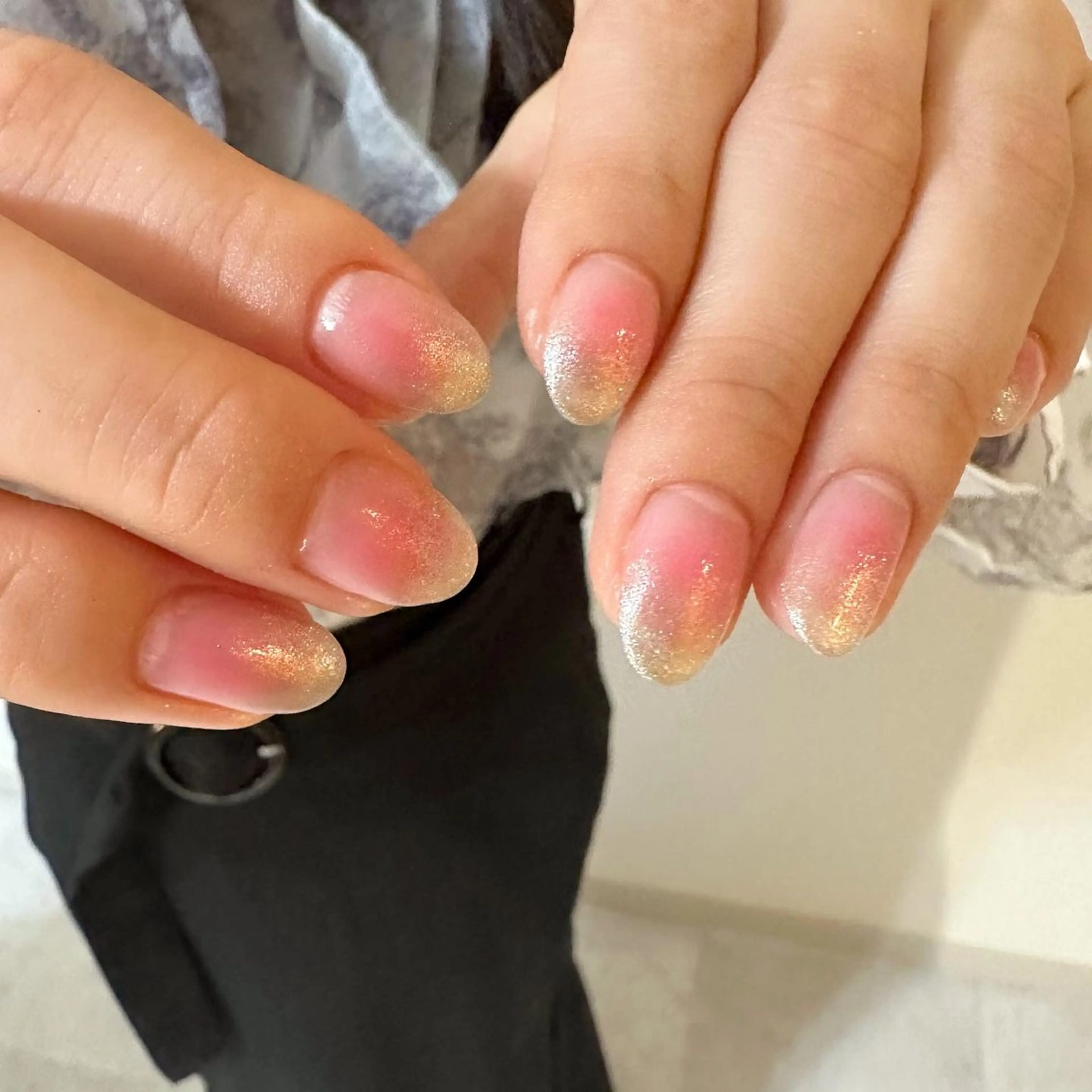 ネイル チークネイル クリアネイル 氷ネイル・うるうるネイル キラキラネイル 韓国ネイル 🪞KAPE NAIL 🪞のネイルデザイン