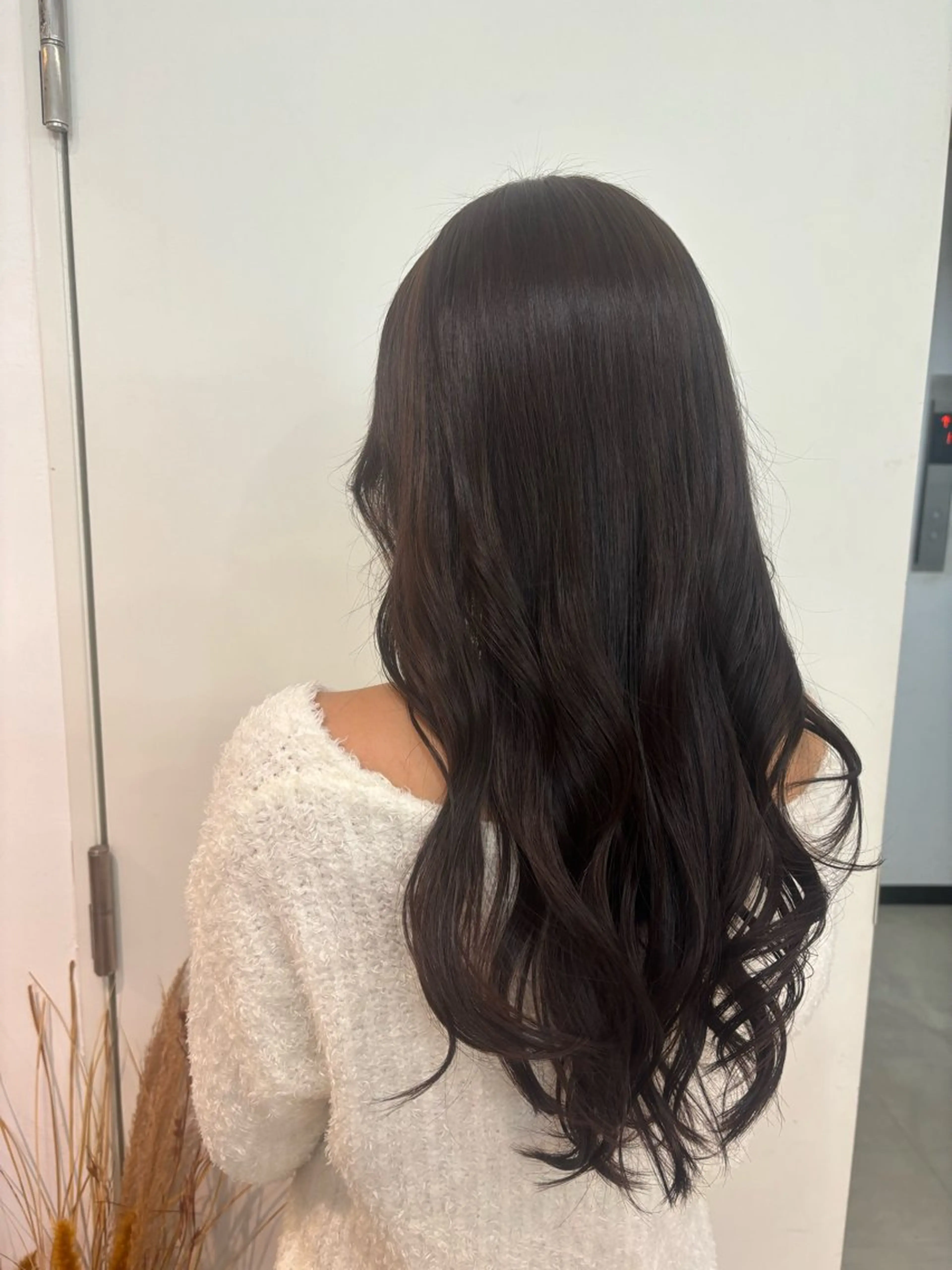 ロング カラー アッシュ 室谷 ゆりあのヘアスタイル