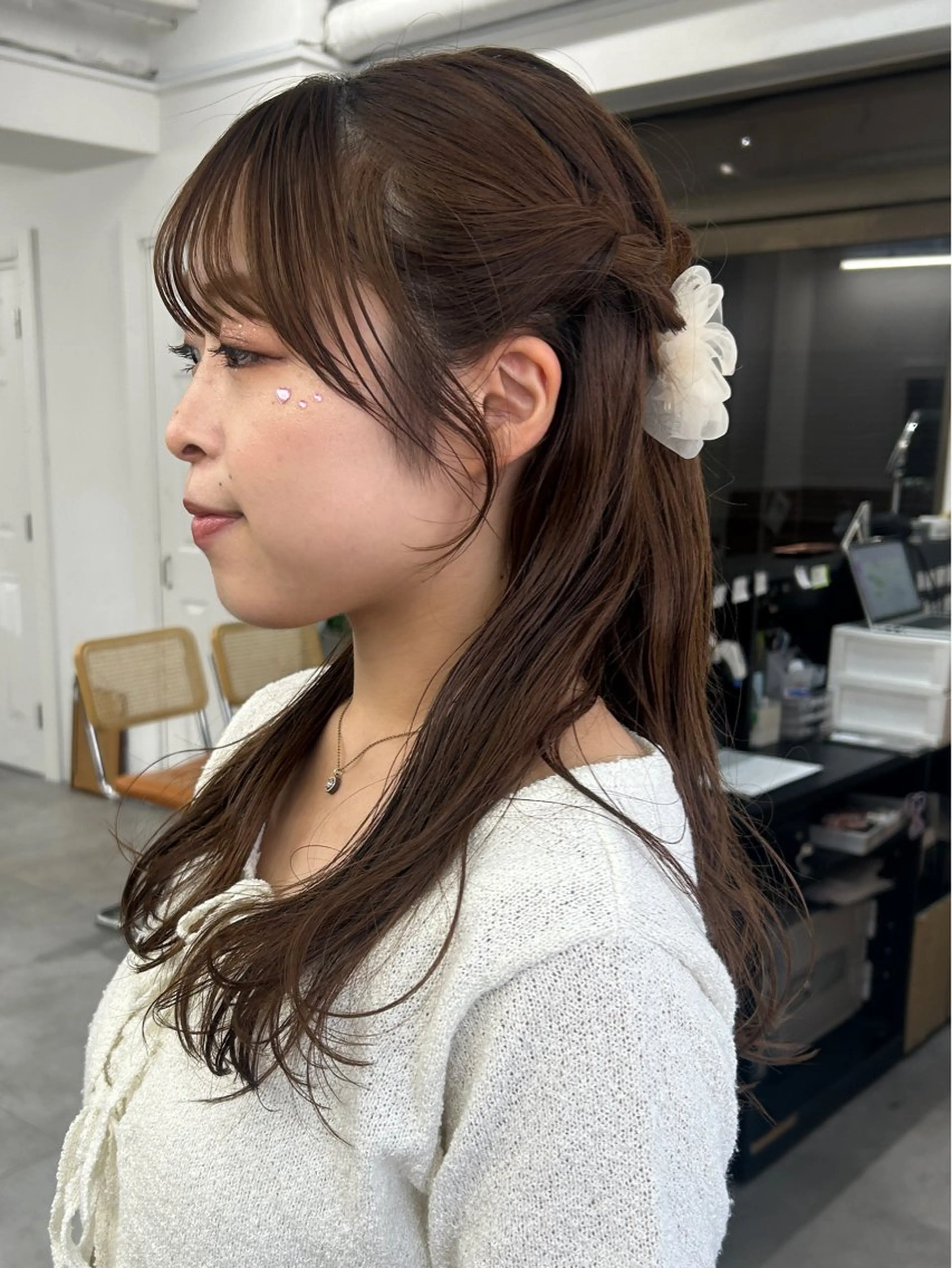 ロング ヘアアレンジ レイヤーボブ/ 艶カラー/サナ🌼のヘアスタイル