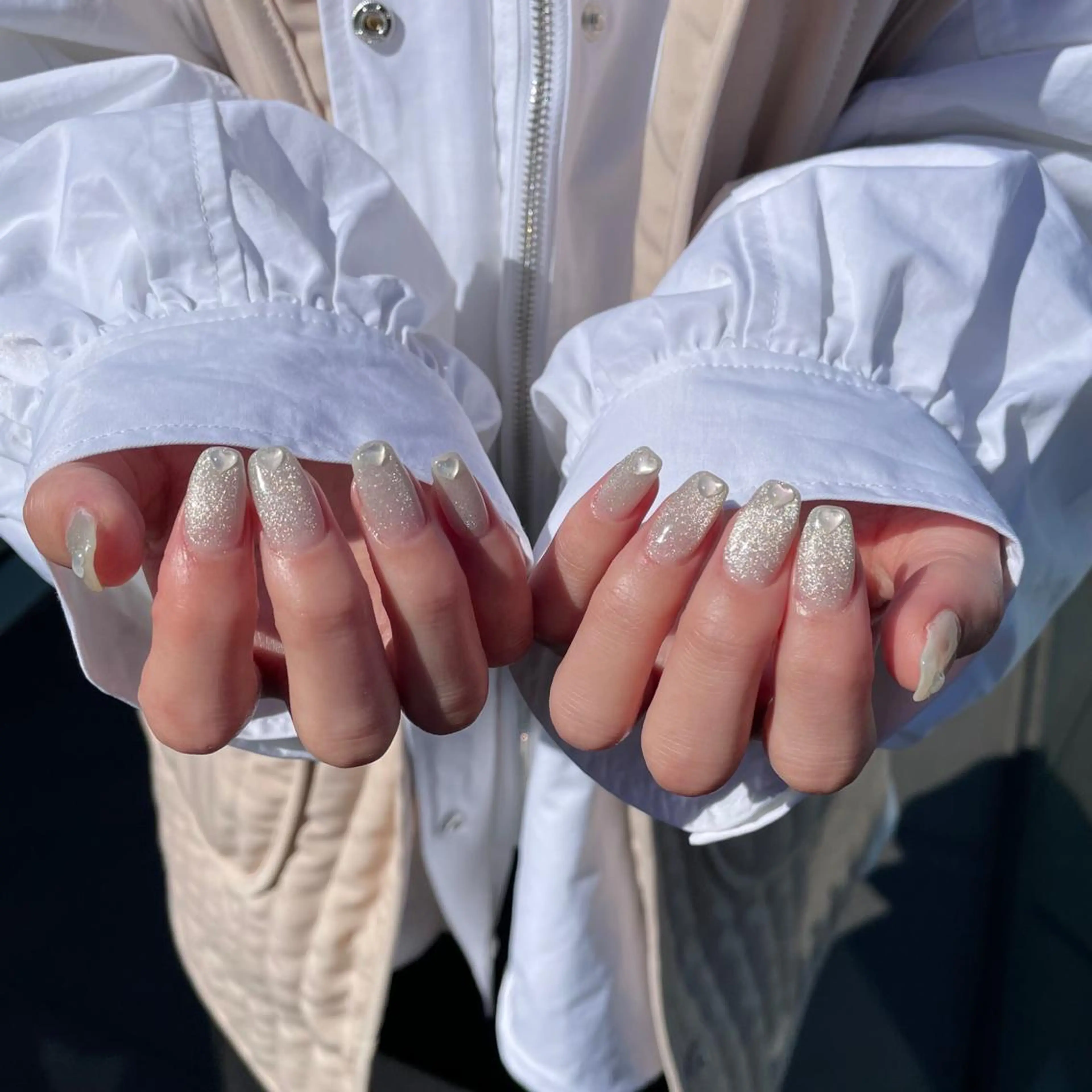 hand💅♡《オフ込み💎⭐︎ニュアンス.持ち込みデザイン》※デザインによってお値段が変わります❄️の写真