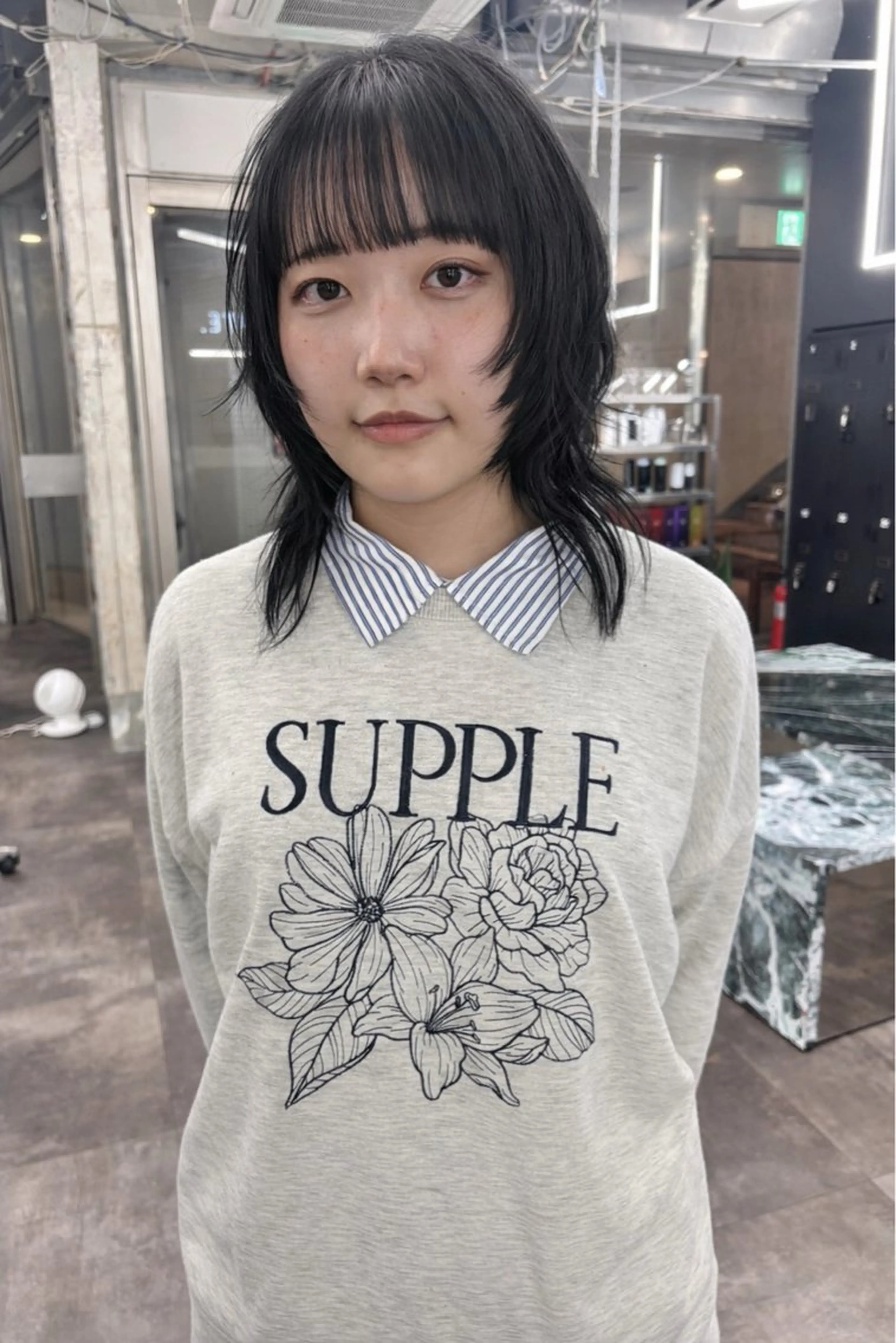 ミディアム ウルフカット GARTE所属・ゲンキ /ウルフカットモデルのヘアスタイル