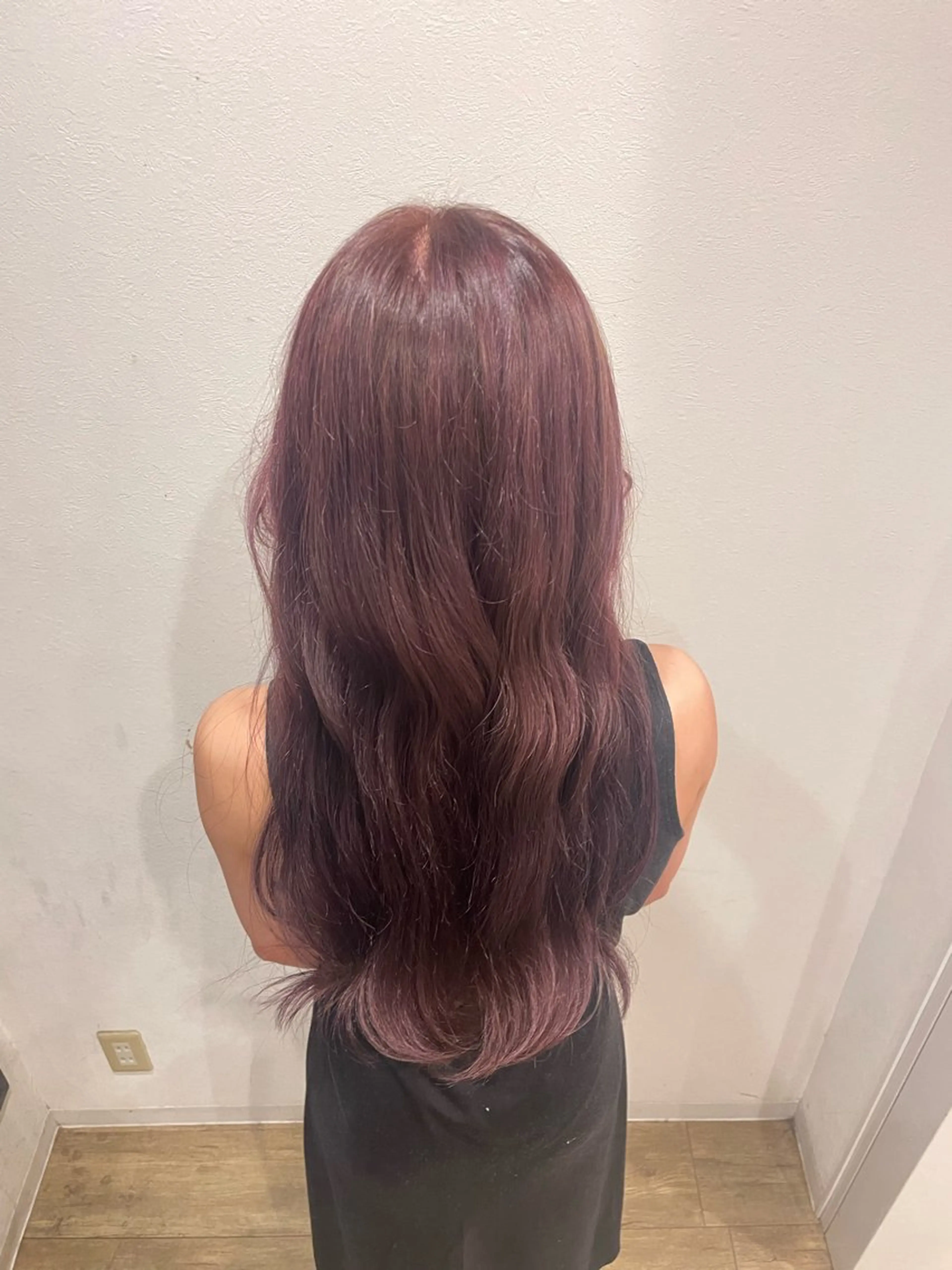 ロング カラー ヘアーメイクス所属・ホウノ サナ モデル募集🍒のヘアスタイル