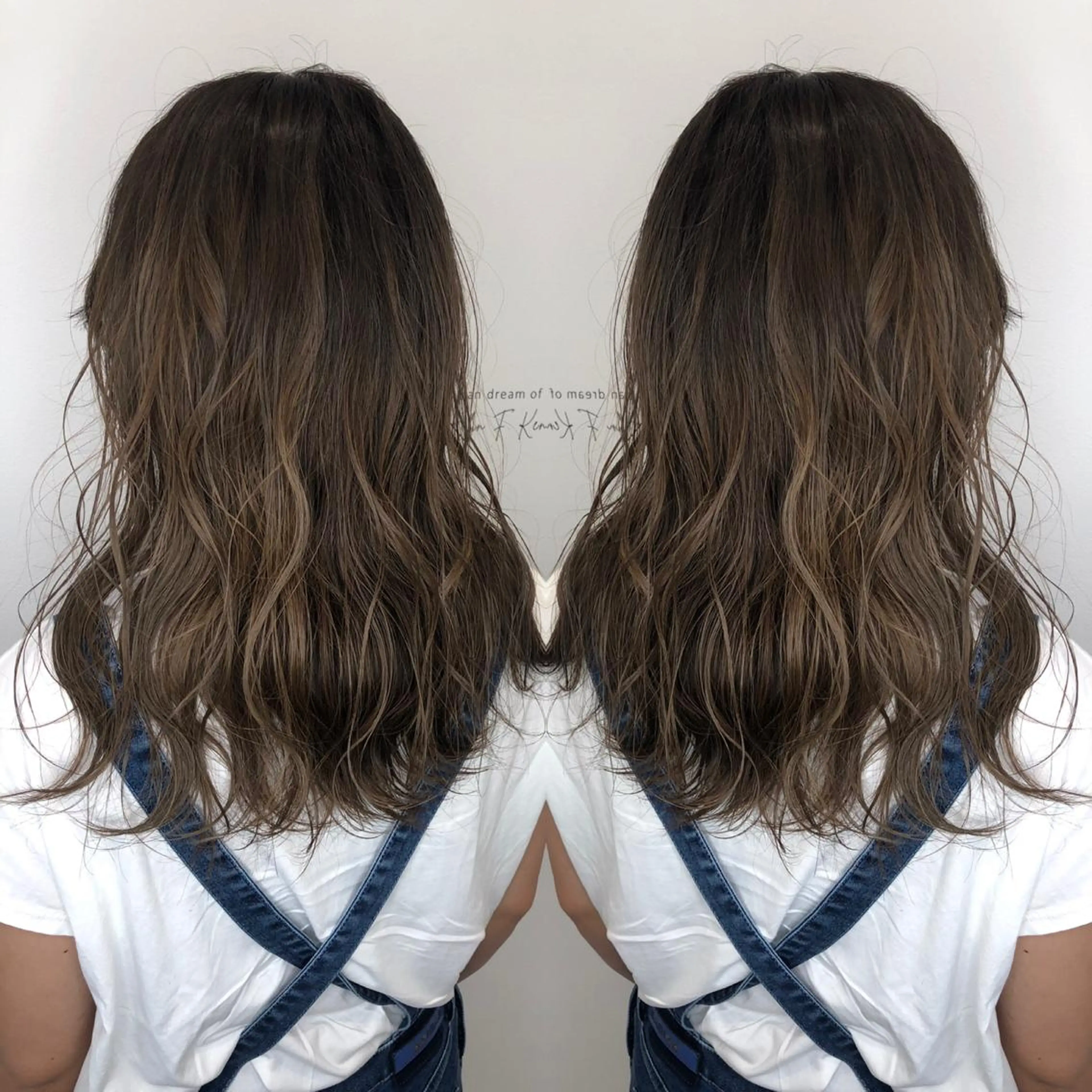 セミロング カラー ヘアカラー トリートメント Chere  by AVANCE.所属・鍵谷 公宏のヘアスタイル
