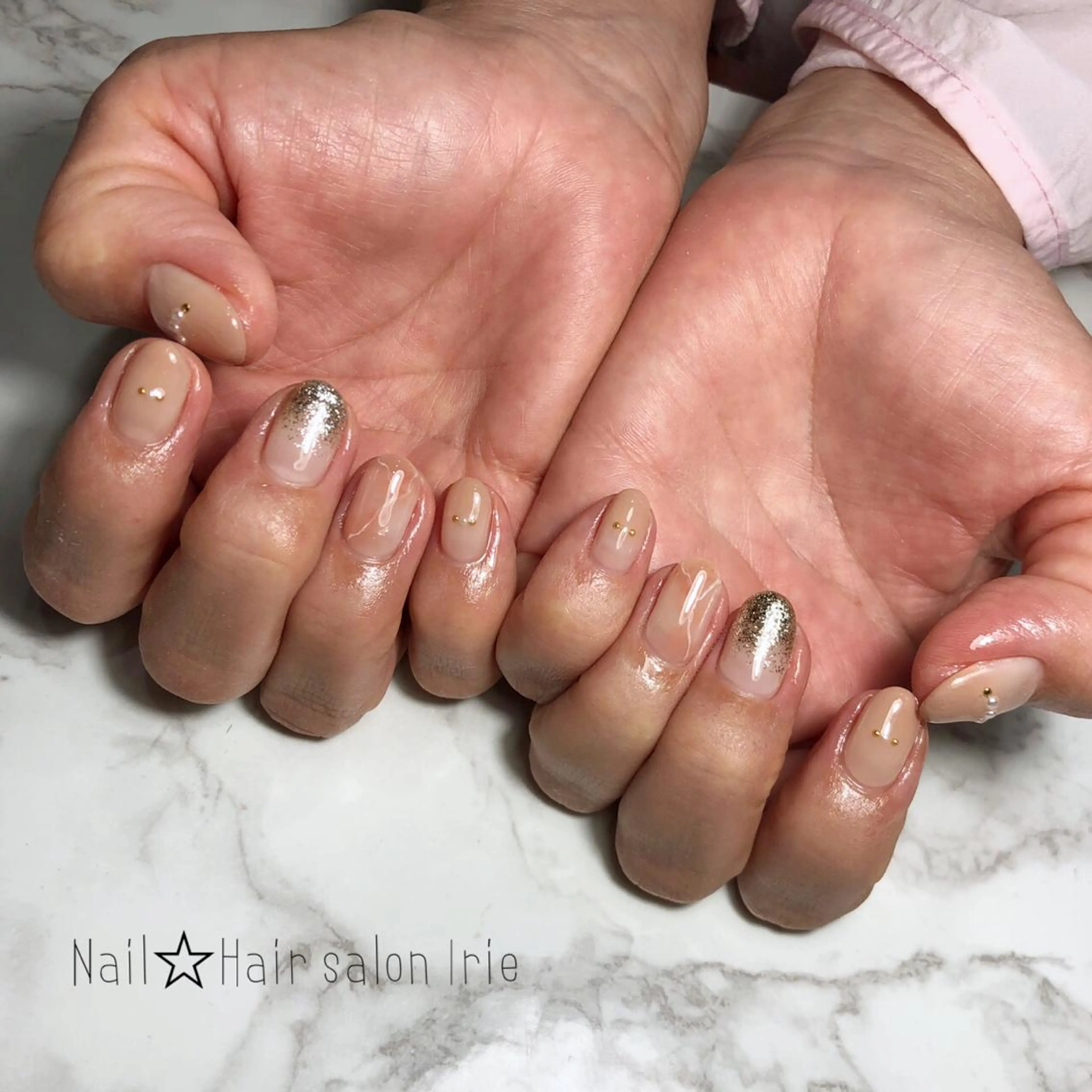 ネイル ハンドネイル Hair salon Irie所属・與儀 知佳のネイルデザイン