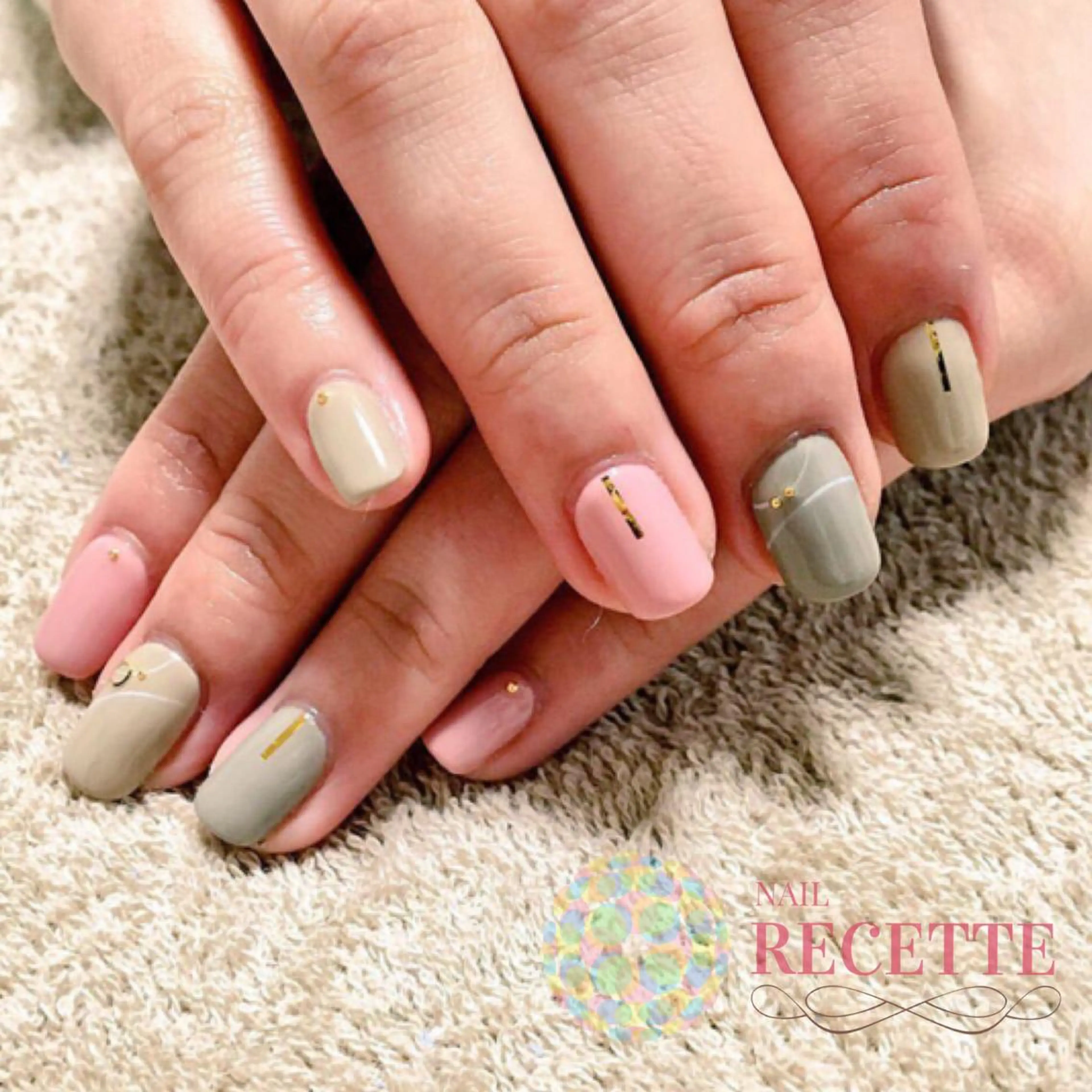 ネイル アートネイル recette-ルセット-(美容室H.A.Co内)所属・OISHI .Aのネイルデザイン