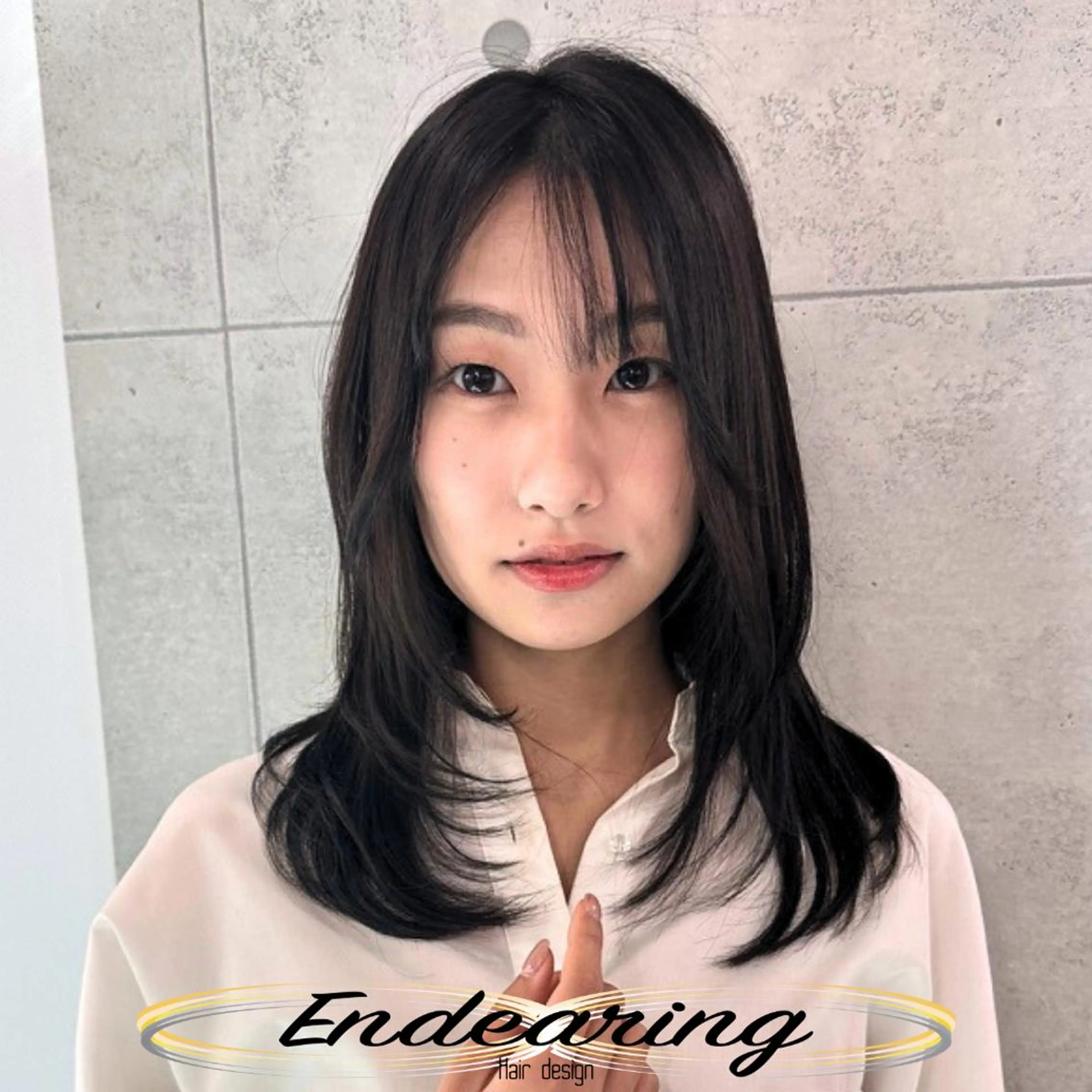 セミロング レイヤーカット 小顔カット トリートメント カット トリートメント 柳田 怜那/銀座 Endearingのヘアスタイル