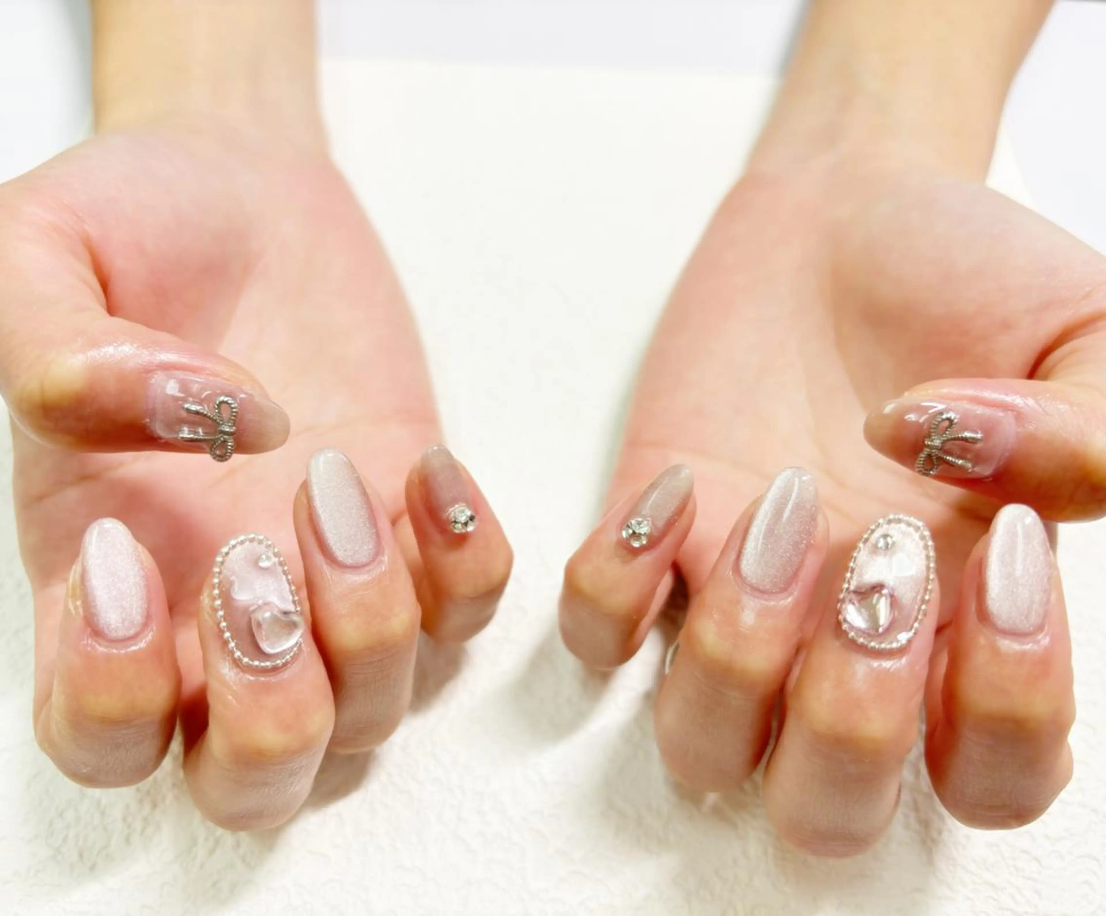 ネイル チークネイル 長さ出し フットネイル フレンチネイル ジェルネイル ハンドネイル リラネイル Aikenのネイルデザイン