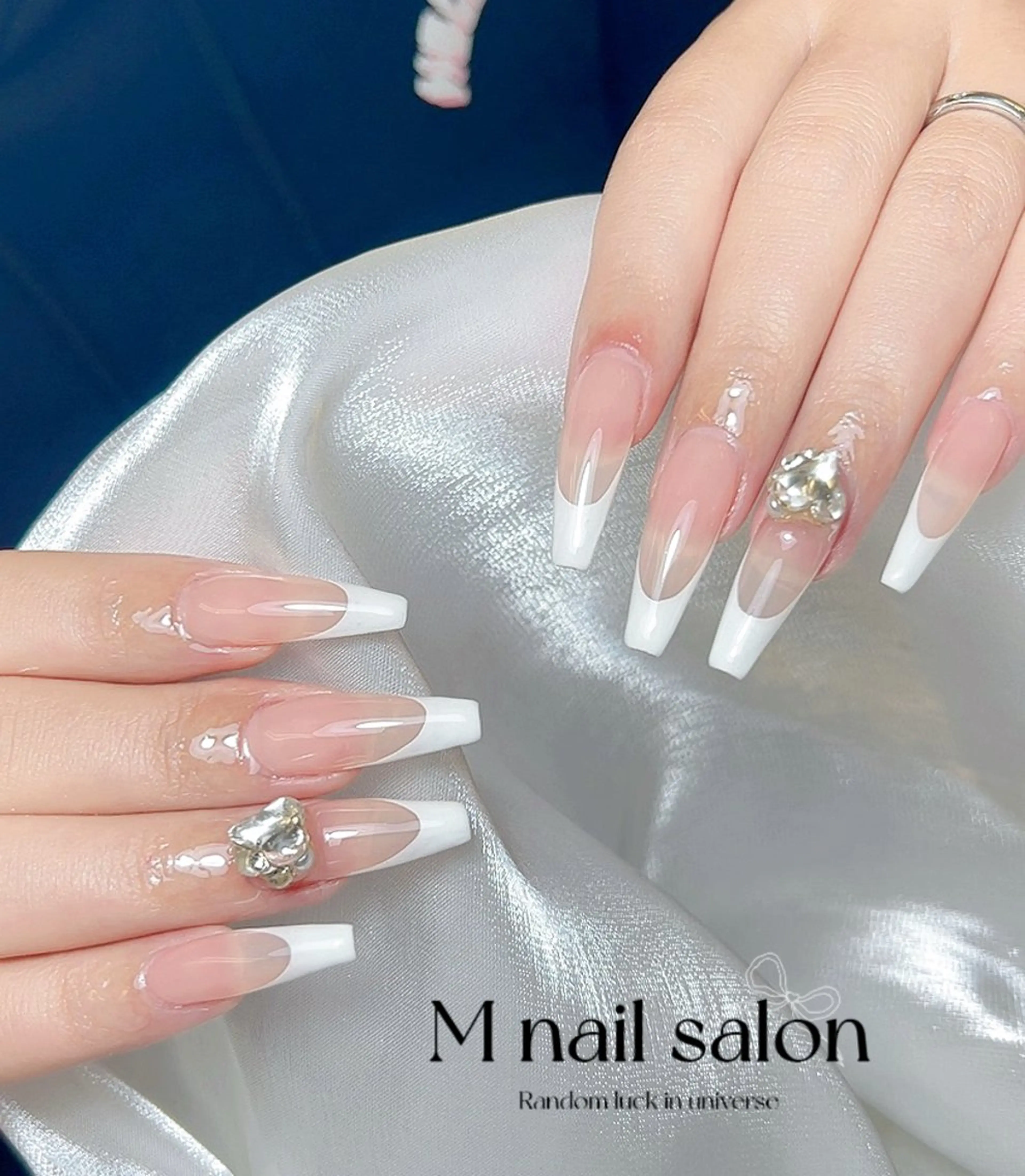 ネイル ハンドネイル M🌷nail 長さだし専門店のネイルデザイン