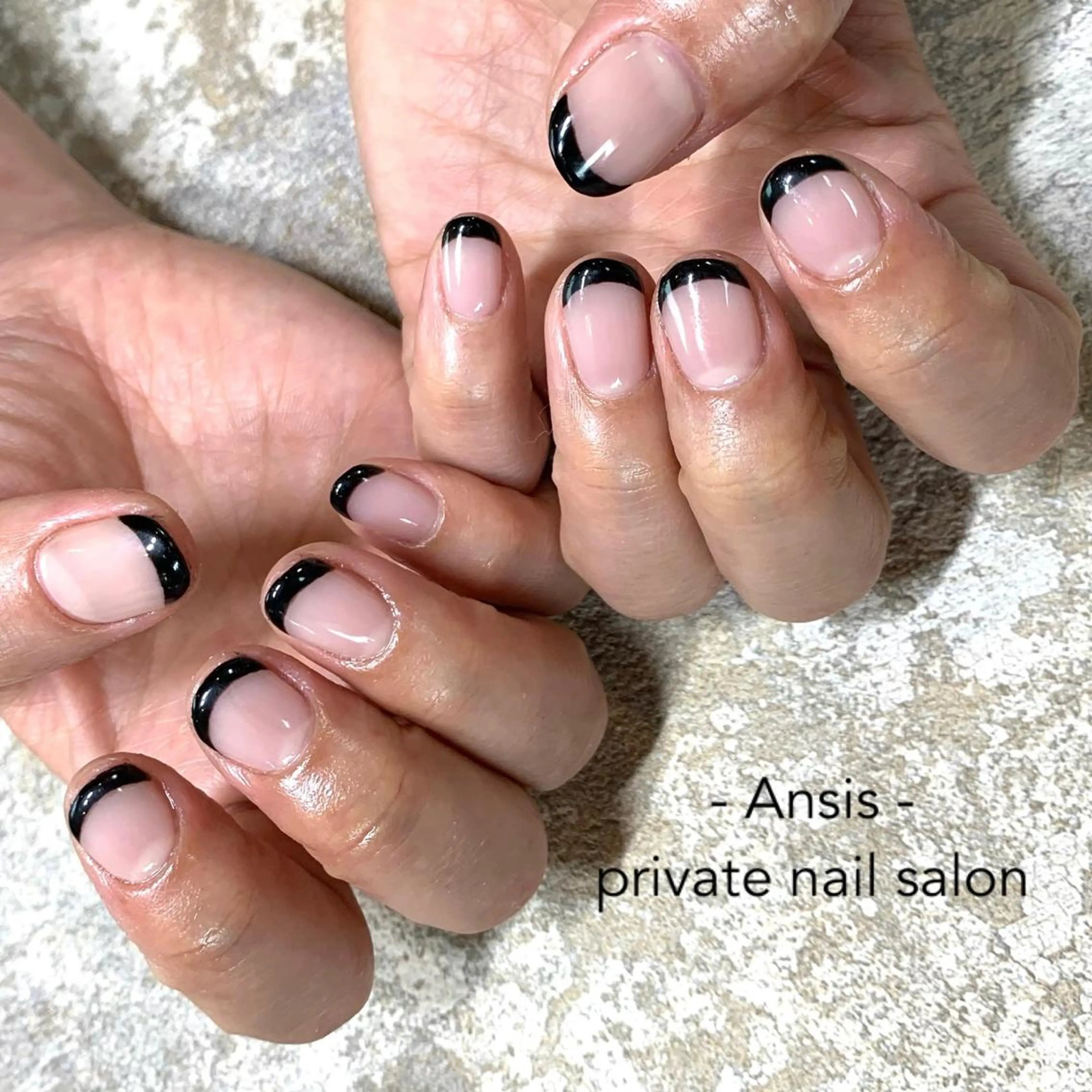 グラデーション/フレンチ クリアベース(他店オフ込)の写真