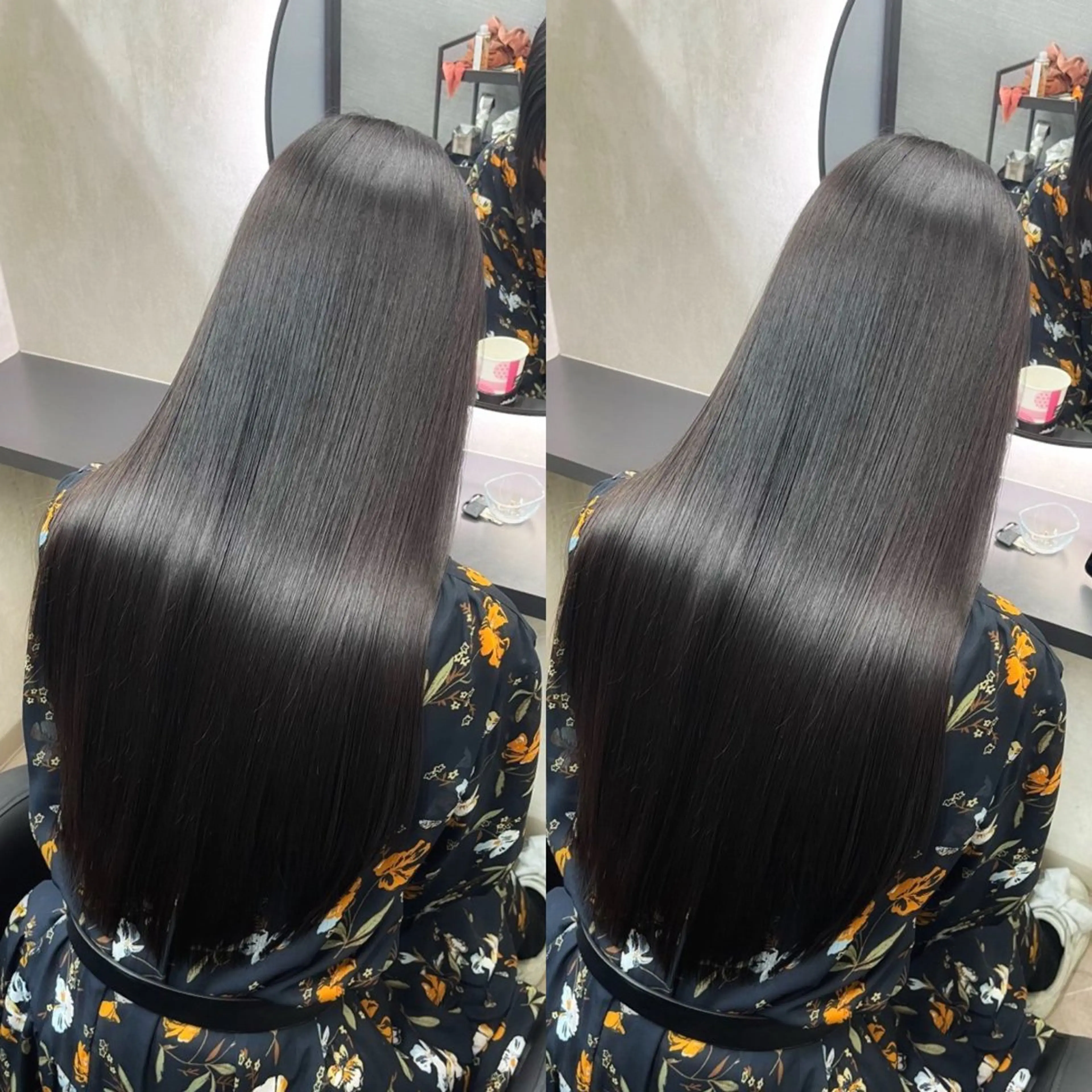 ロング カラー 新宿/髪質改善/ 縮毛矯正/松永ゆいのヘアスタイル