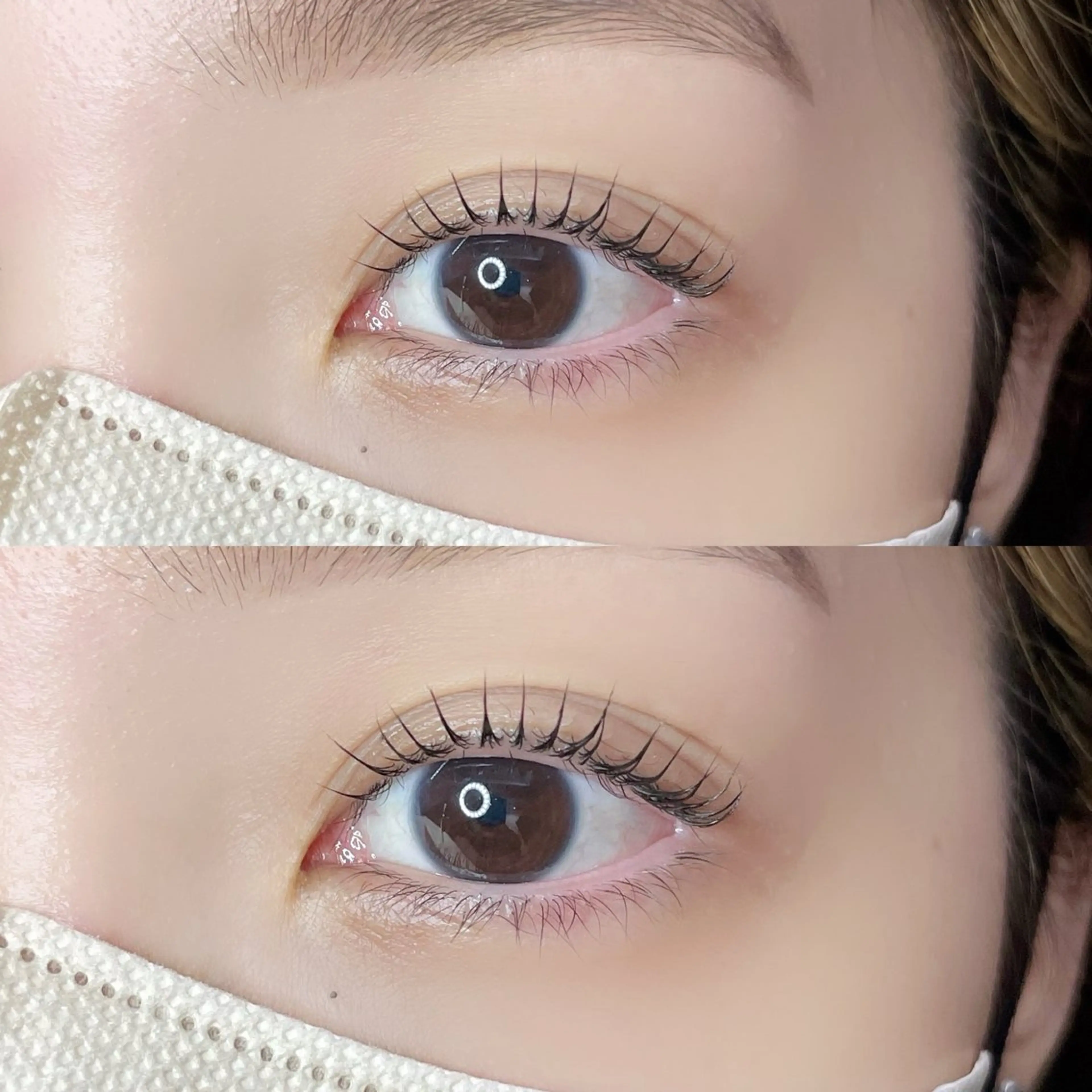 🎀【新規/選べるカール】束感まつ毛パーマ+コーティング付き♡の写真