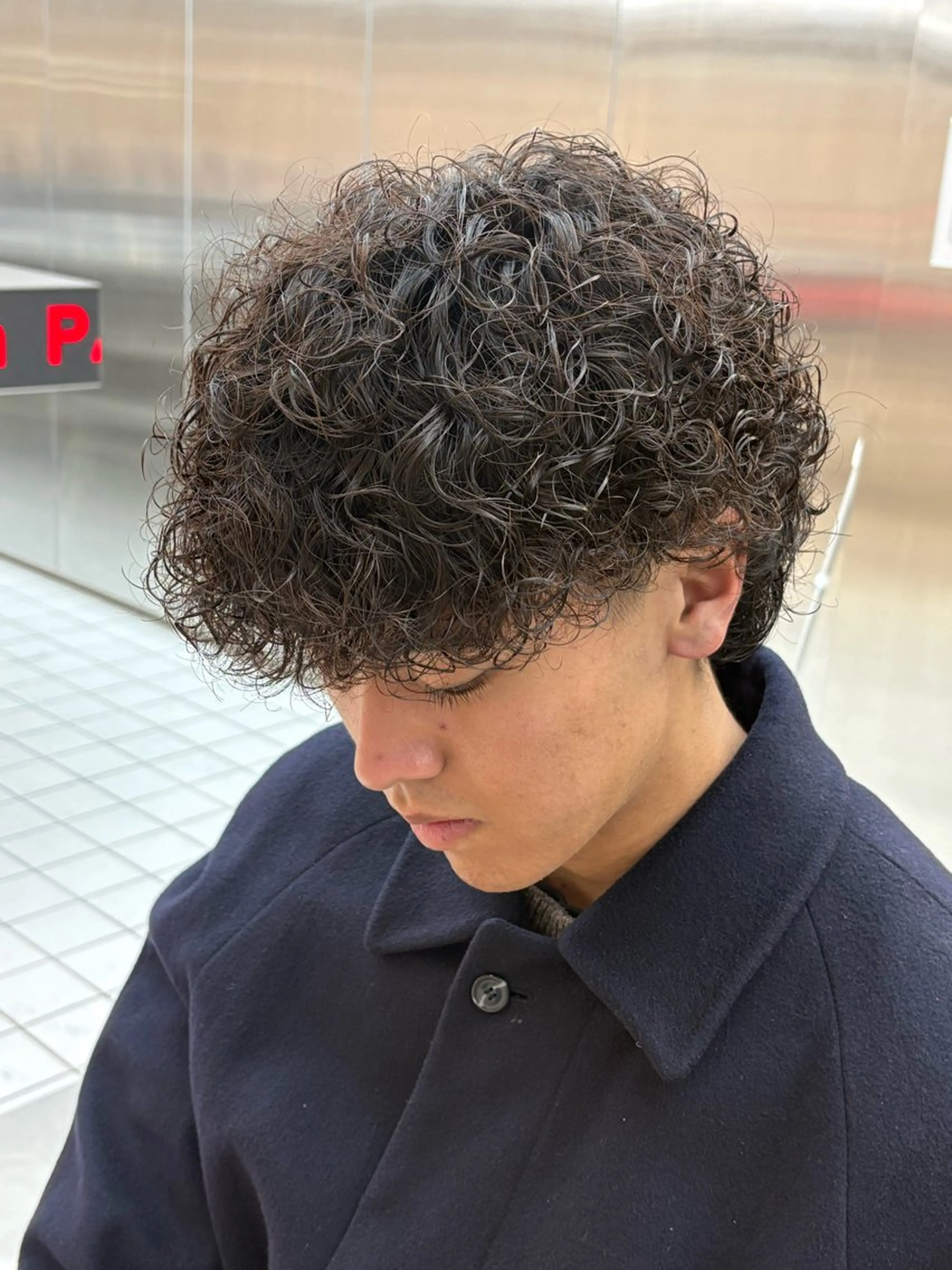 パーマ メンズ カット パーマ fifth 武正 琉生のヘアスタイル